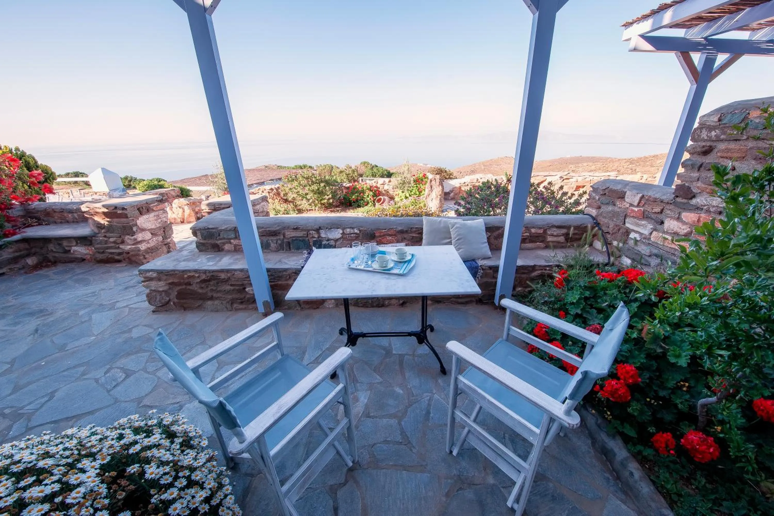 Balcony/Terrace in Castria studios