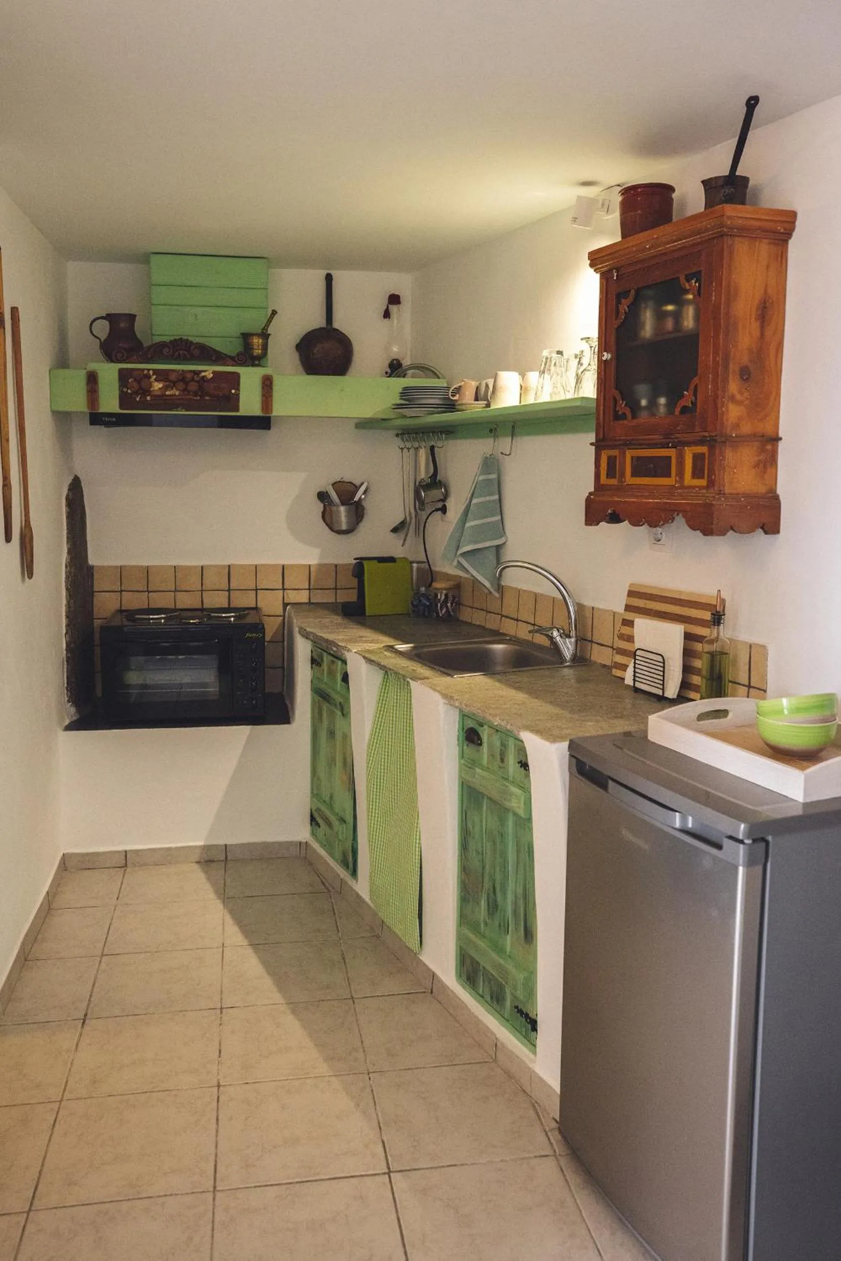Kitchen or kitchenette in Castria studios