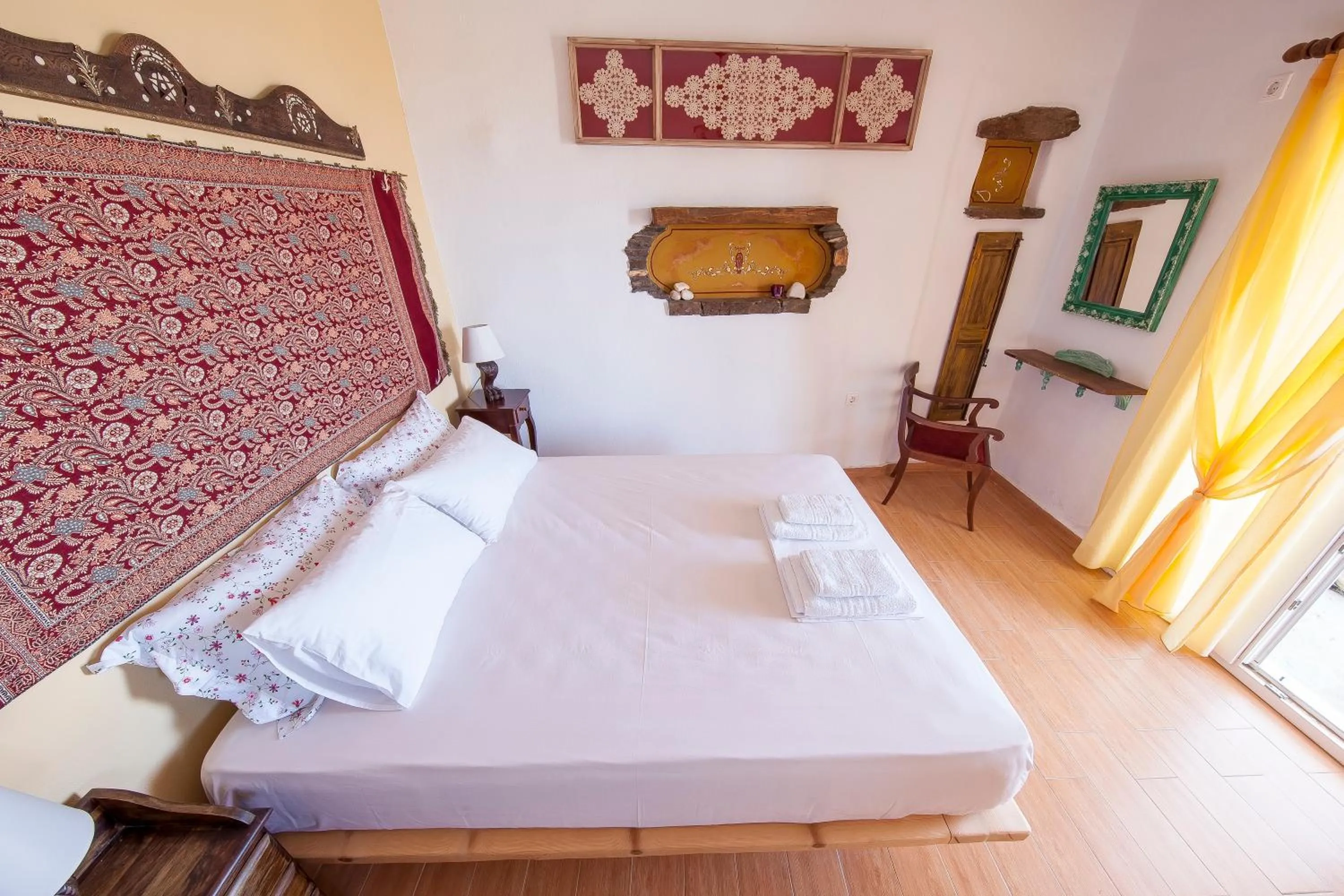 Bed in Castria studios