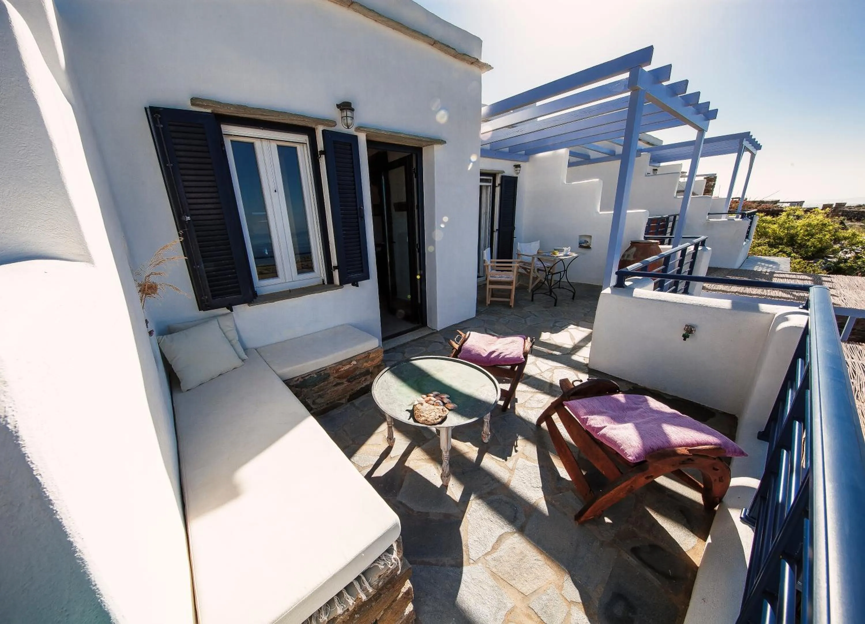 Balcony/Terrace in Castria studios
