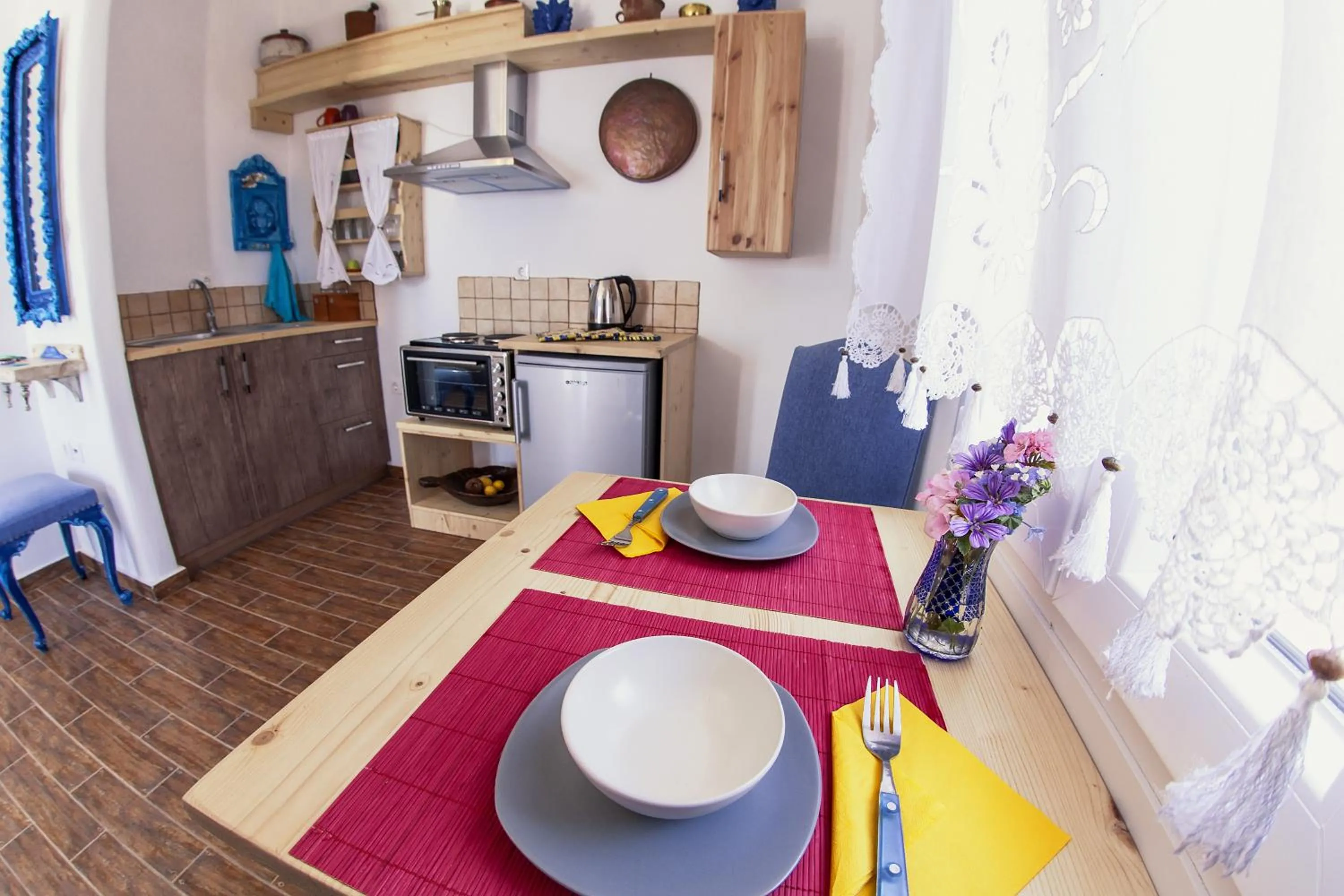 Kitchen or kitchenette in Castria studios