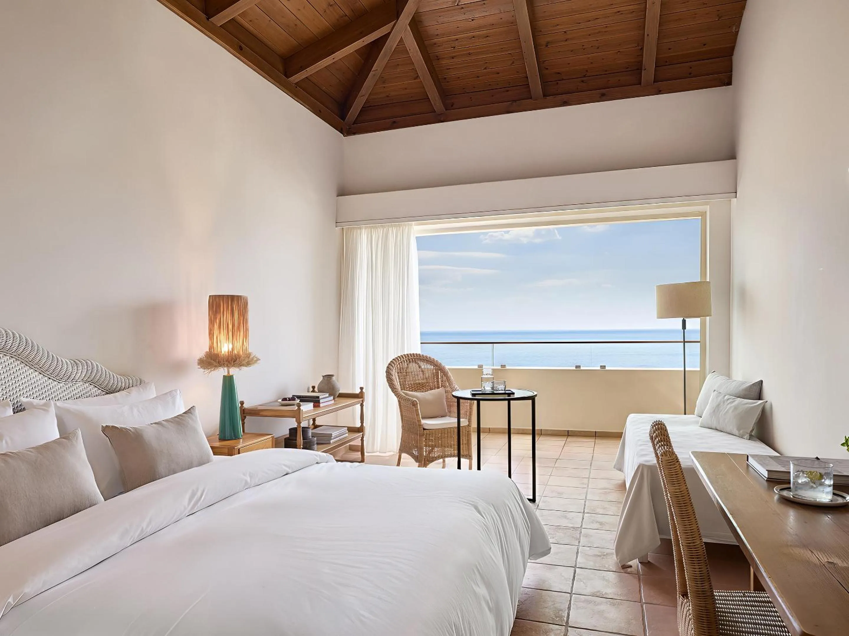 Bedroom, Bed in Grecotel Marine Palace & Aqua Park