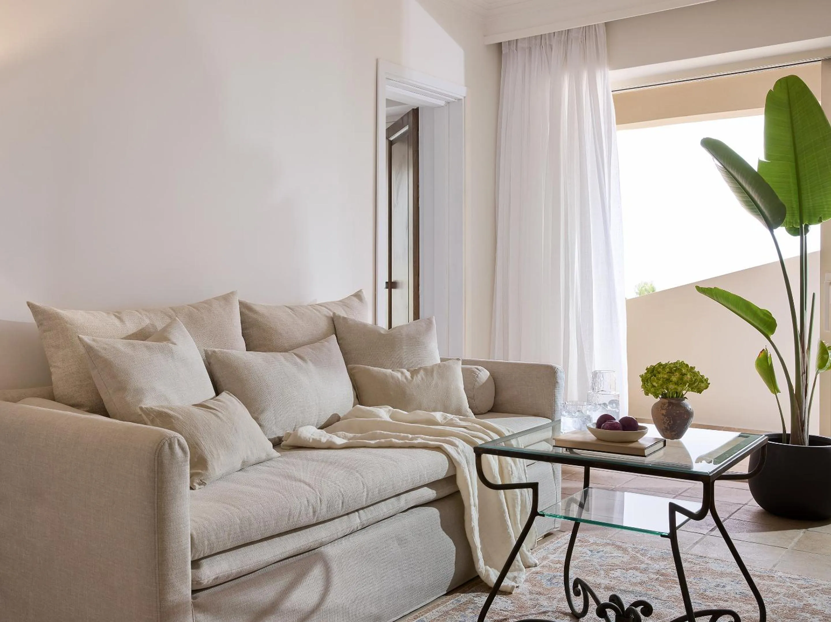 Living room in Grecotel Marine Palace & Aqua Park