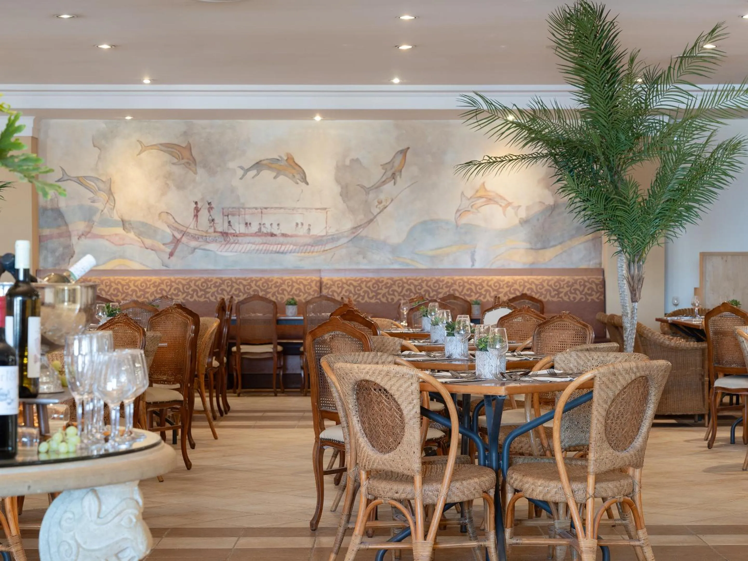 Restaurant/places to eat in Grecotel Marine Palace & Aqua Park