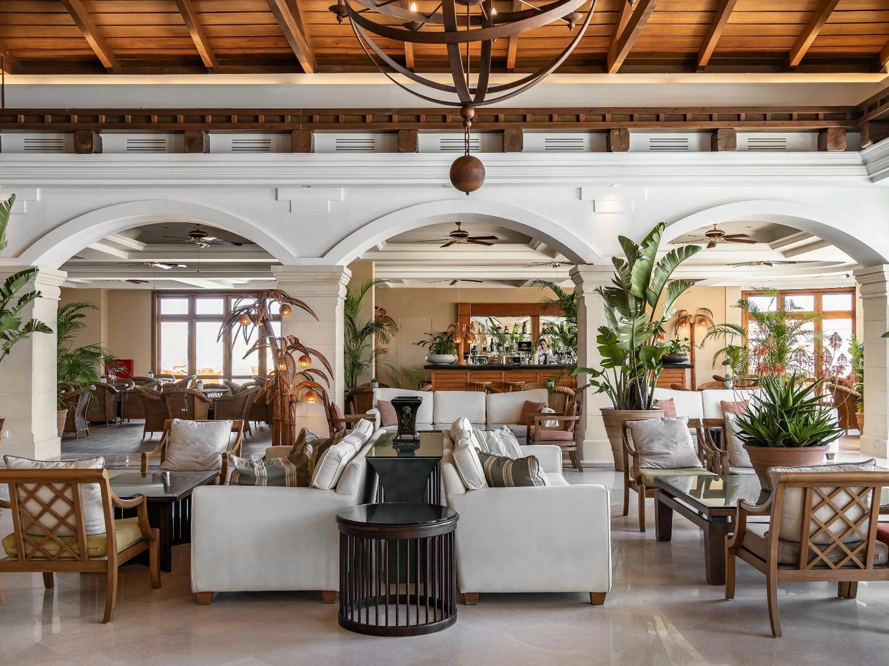 Seating area in Grecotel Marine Palace & Aqua Park
