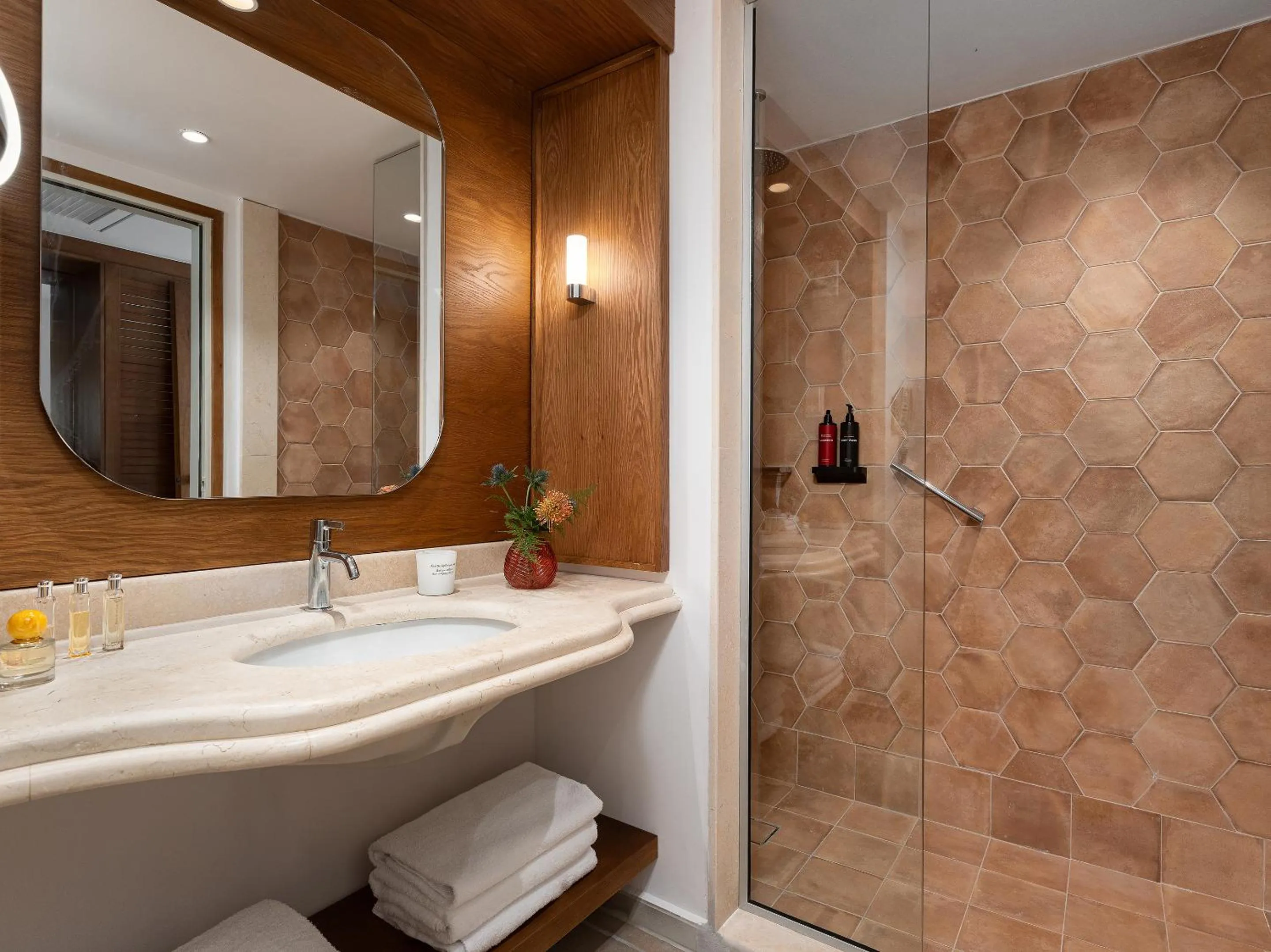 Bathroom in Grecotel Marine Palace & Aqua Park