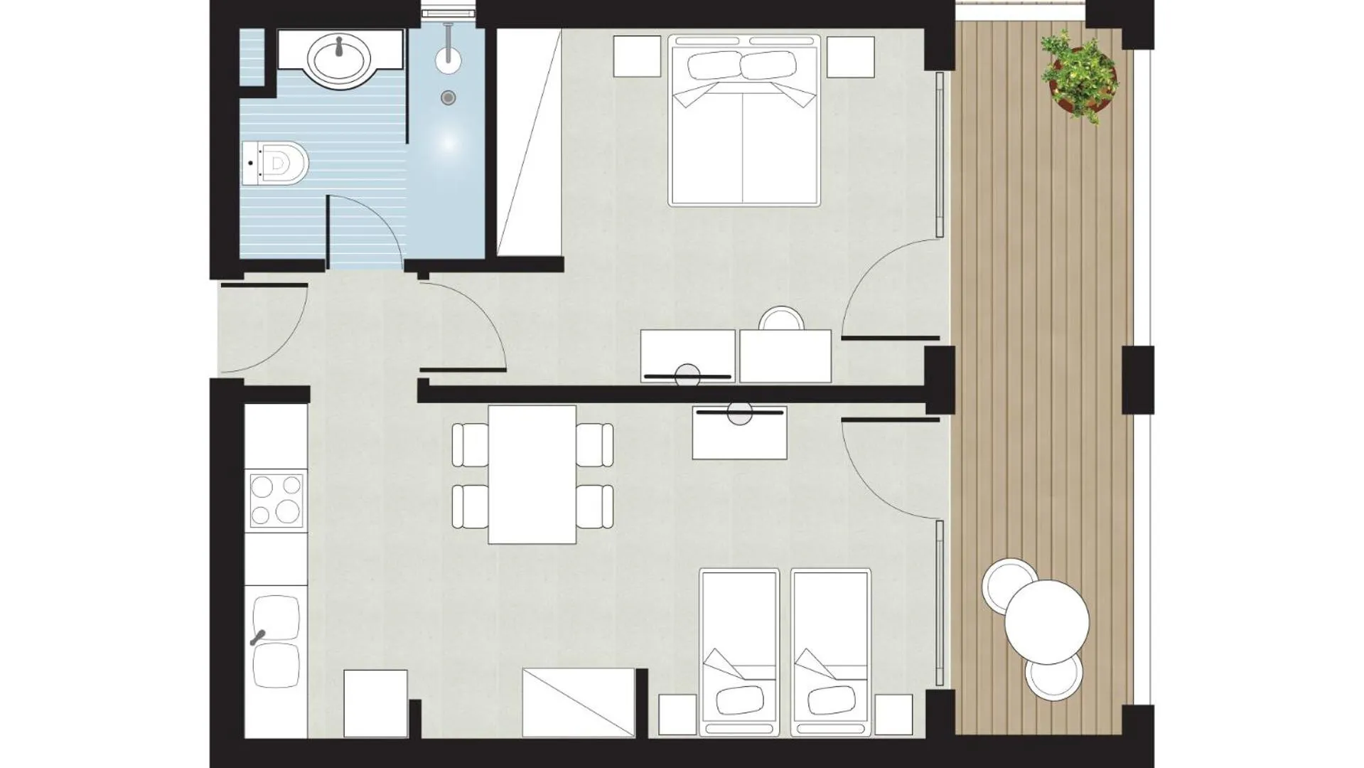 Floor plan in Grecotel Marine Palace & Aqua Park