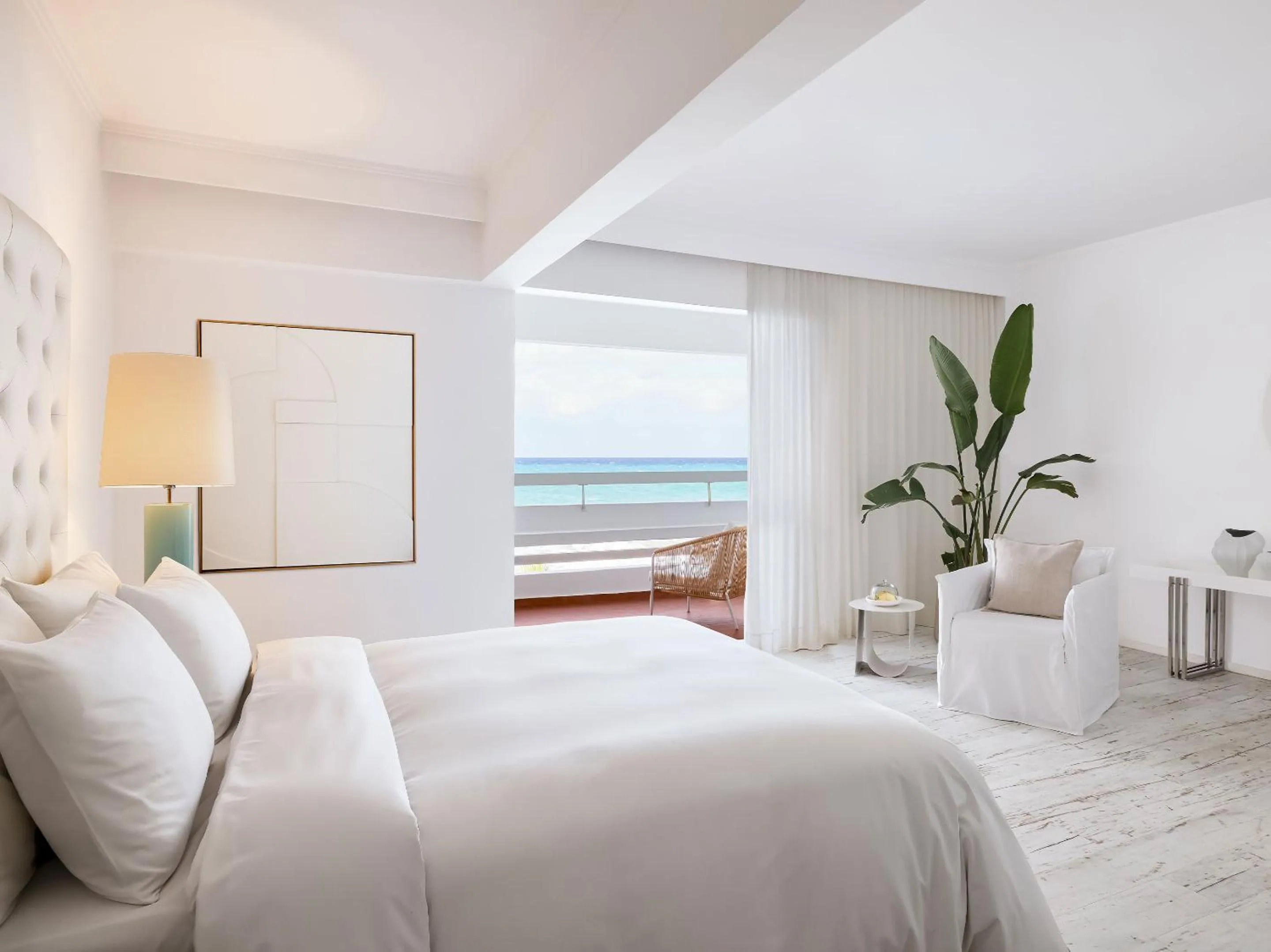 Bedroom, Bed in Grecotel LUXME White