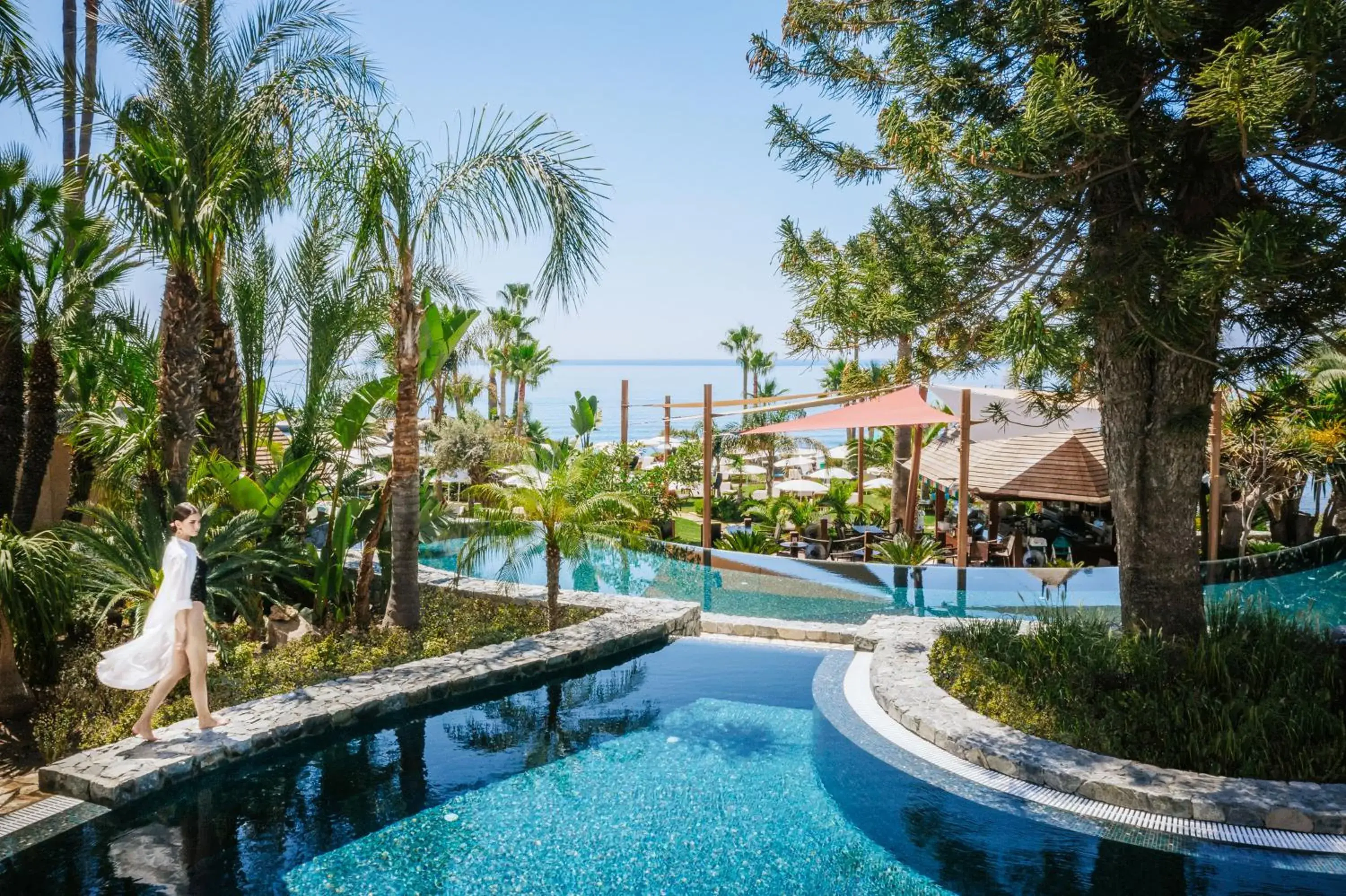 Swimming pool in Amathus Beach Hotel Limassol Swimming pool in Amathus Beach Hotel Limassol