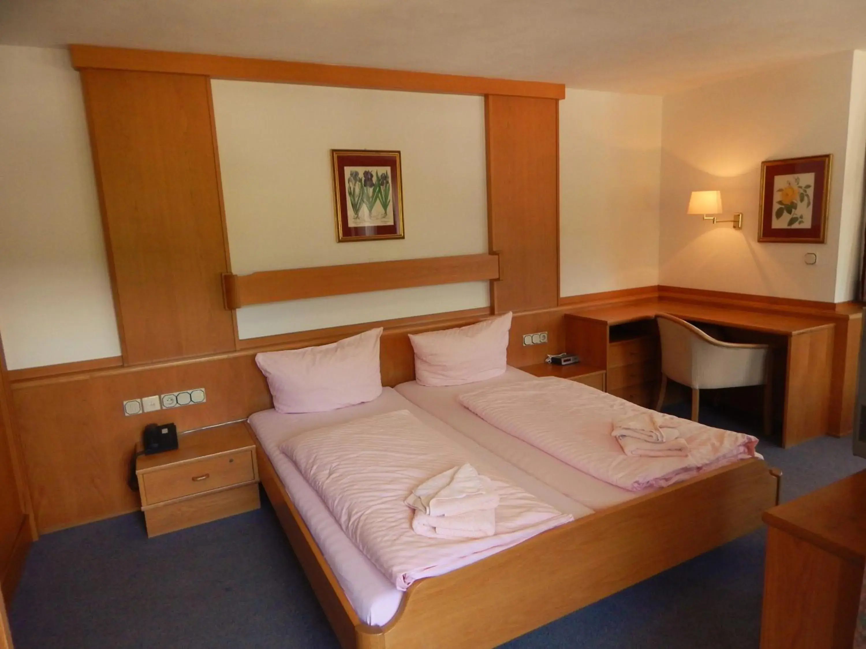 Bed in Hotel Königsseer Hof Bed in Hotel Königsseer Hof