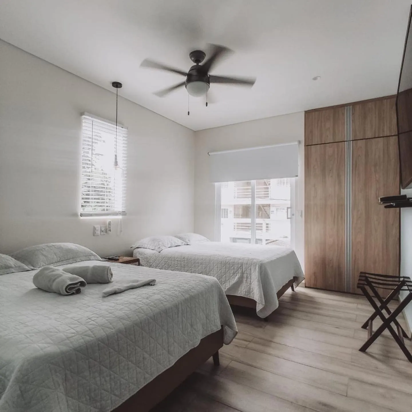 View (from property/room), Bed in Summer House Inn San Andres