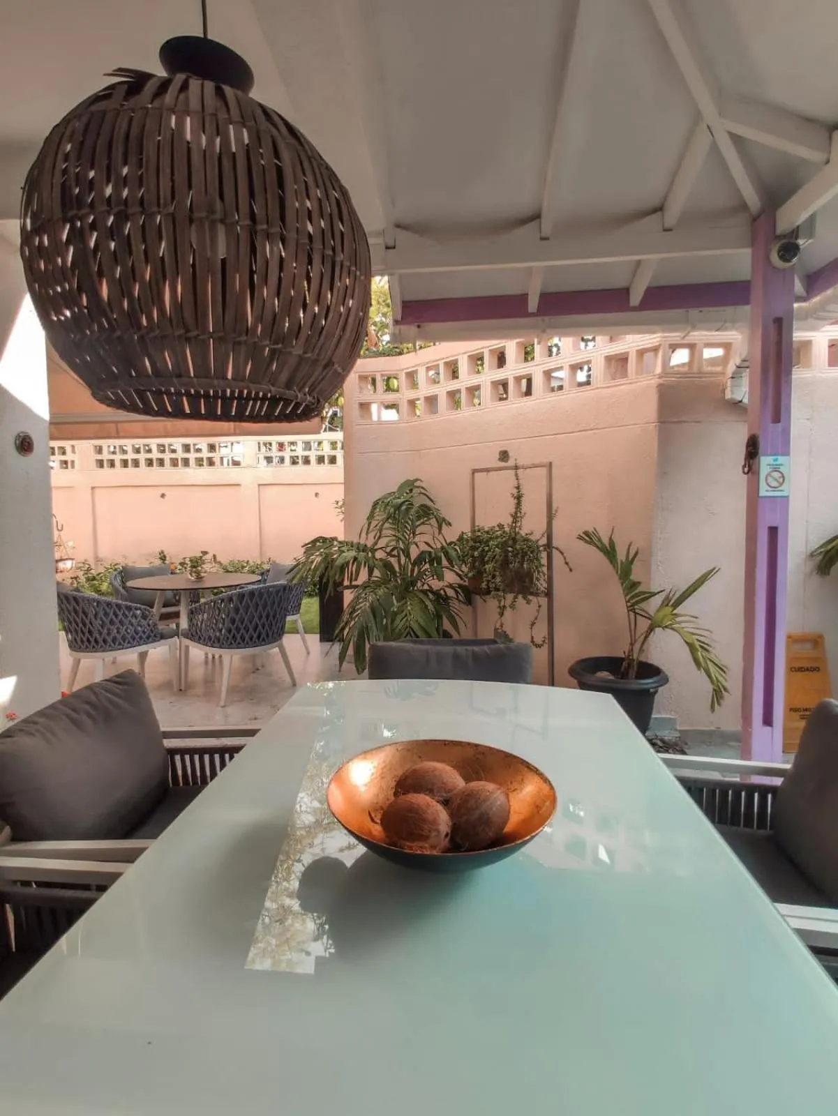 Seating area in Summer House Inn San Andres