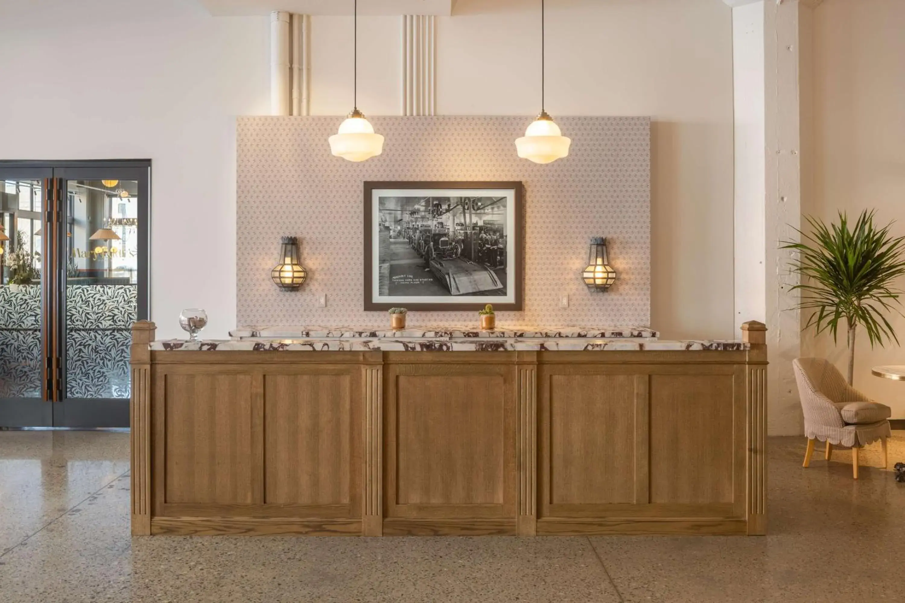 Lobby or reception in Fordson Hotel, in the Unbound Collection by Hyatt Lobby or reception in Fordson Hotel, in the Unbound Collection by Hyatt