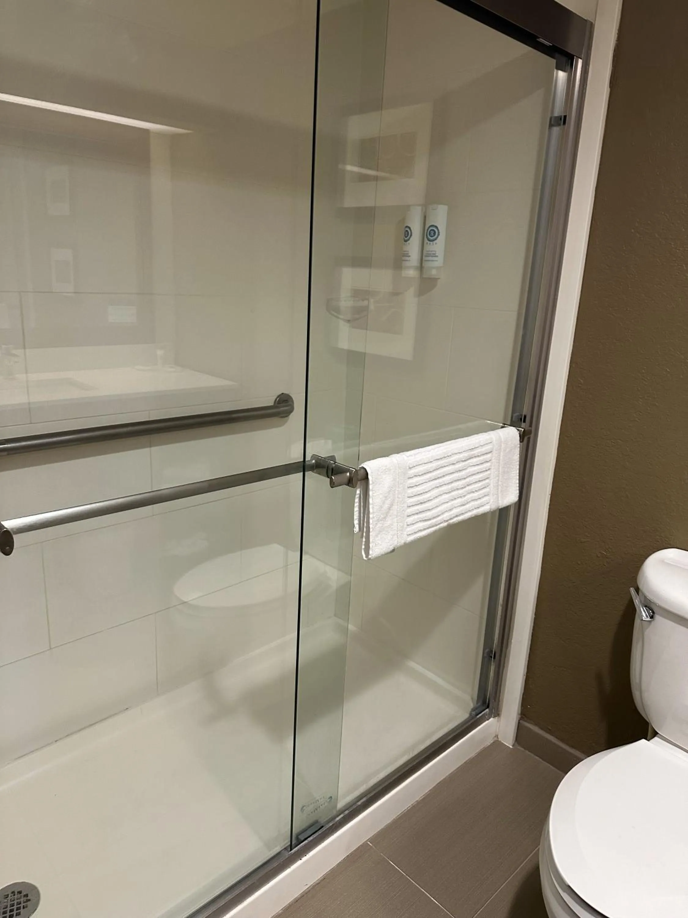 Shower in Comfort Suites Sawgrass