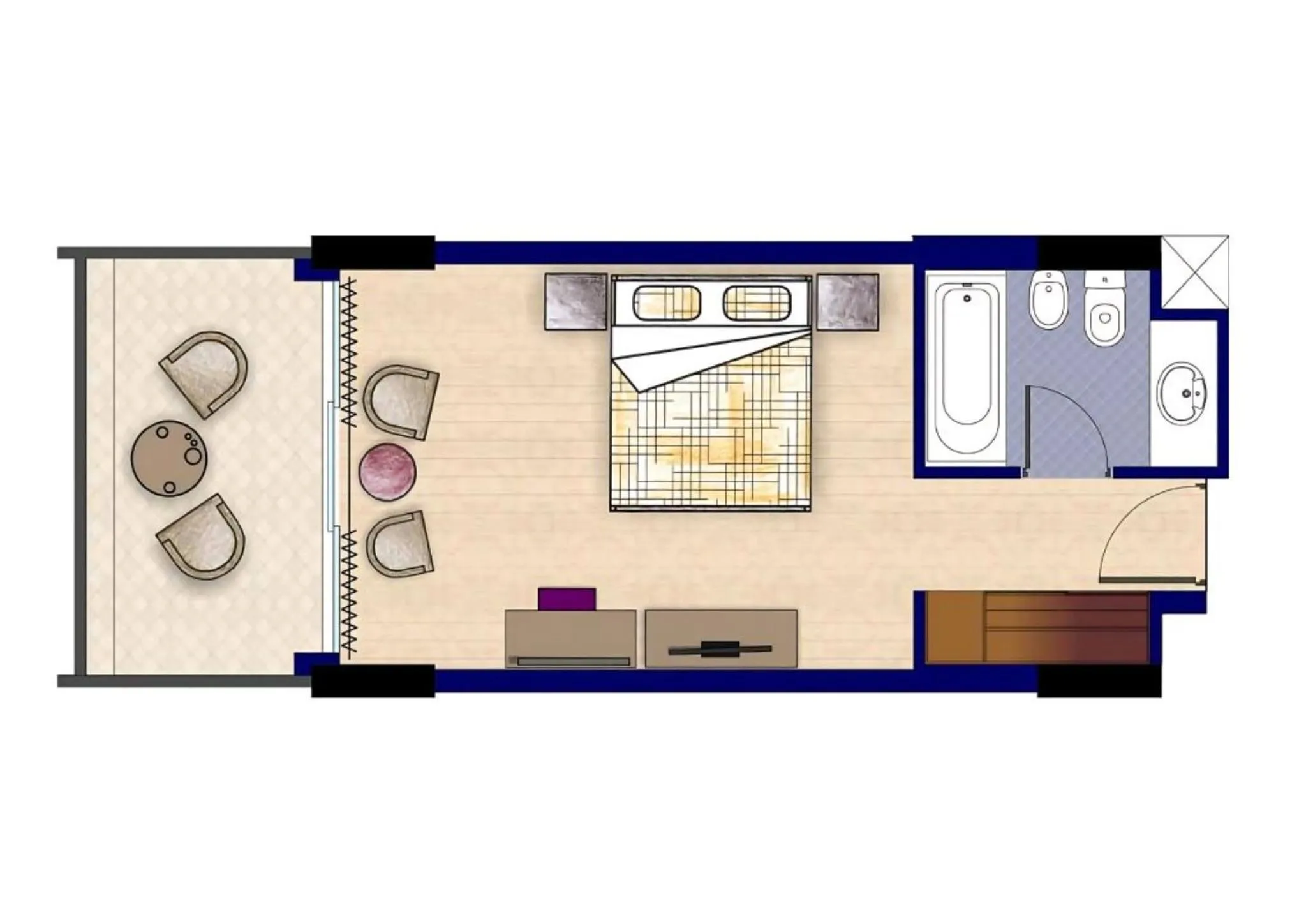 Floor plan in Azia Resort & Spa