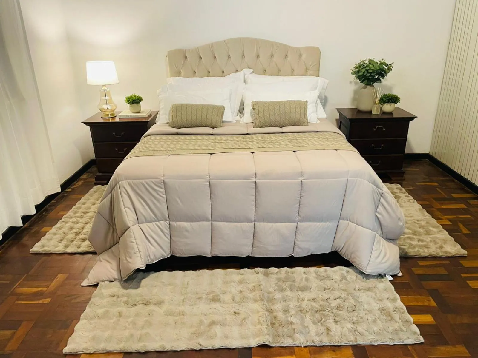 Bed in Hotel Pousada La Vierro