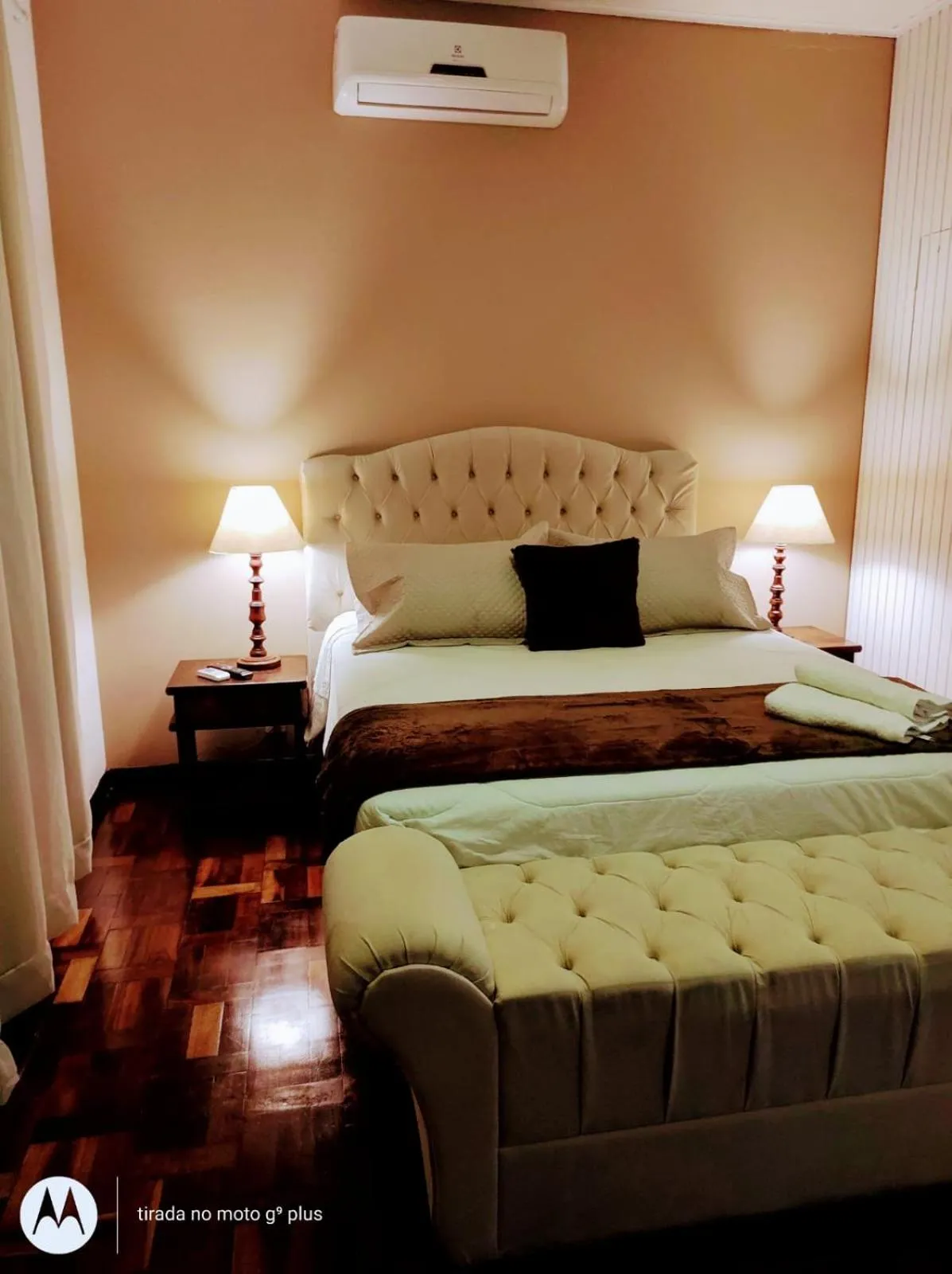 Bed in Hotel Pousada La Vierro