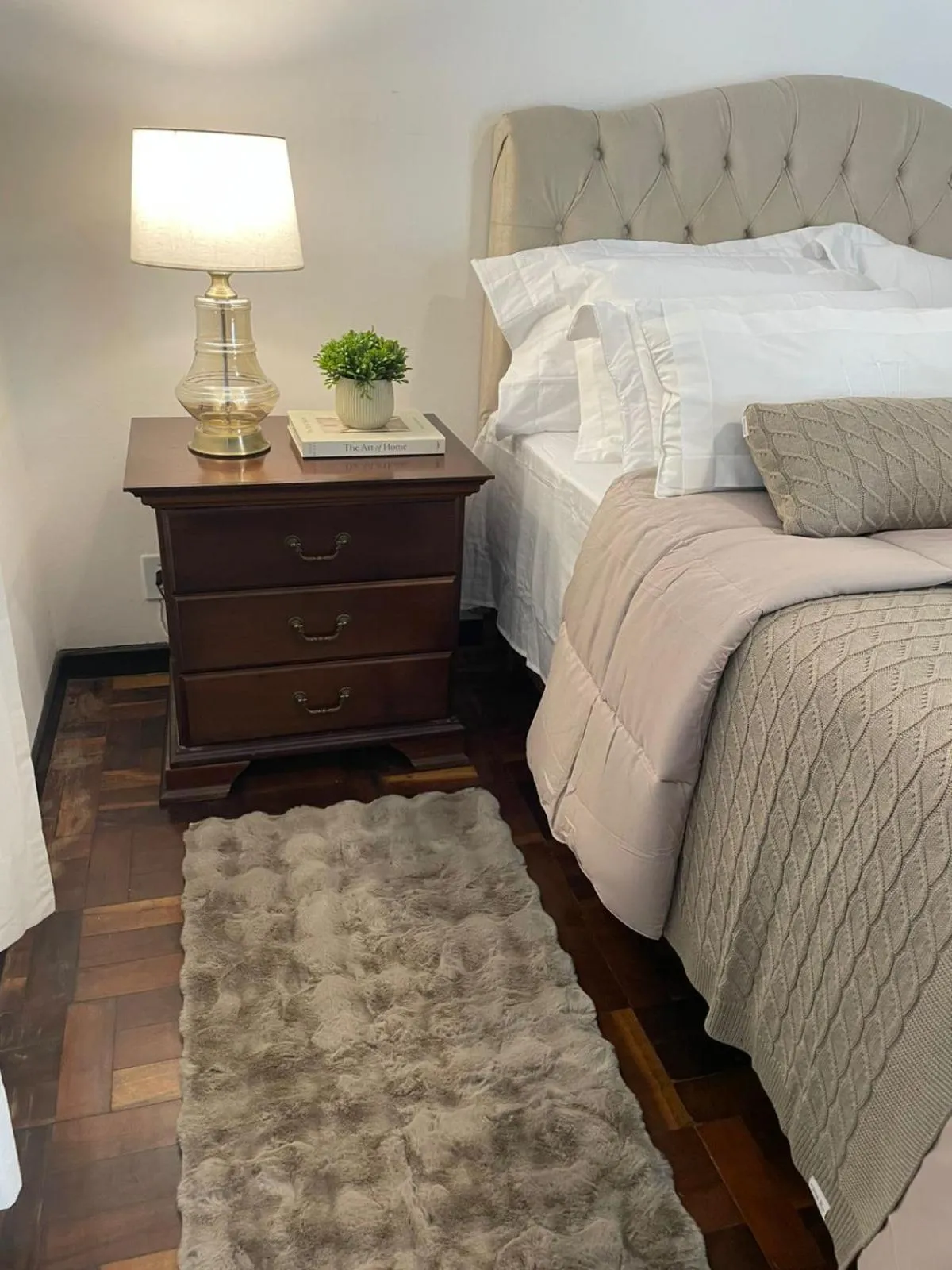 Bed in Hotel Pousada La Vierro