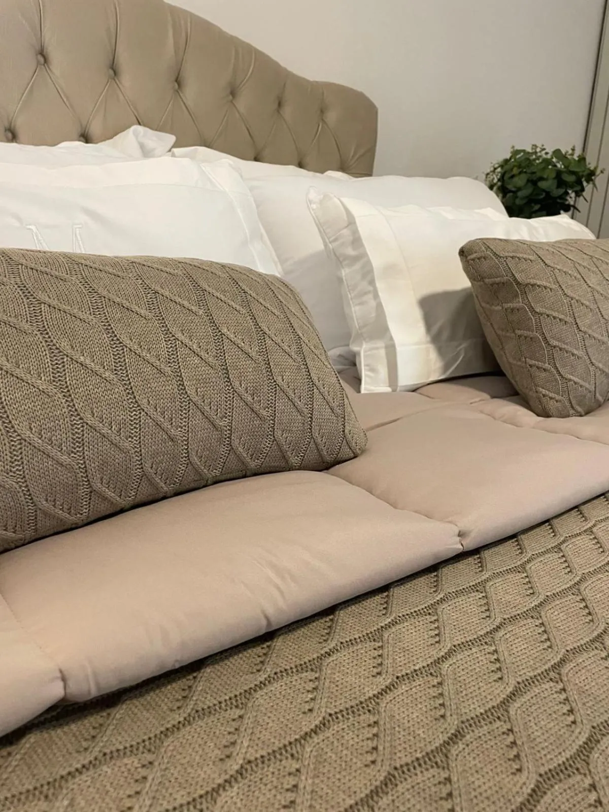 Bed in Hotel Pousada La Vierro