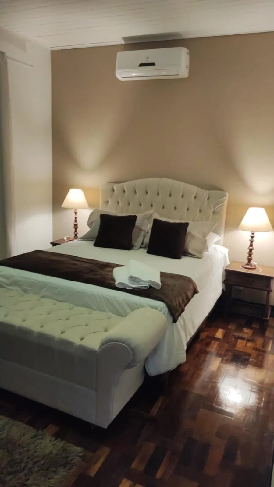 Bed in Hotel Pousada La Vierro