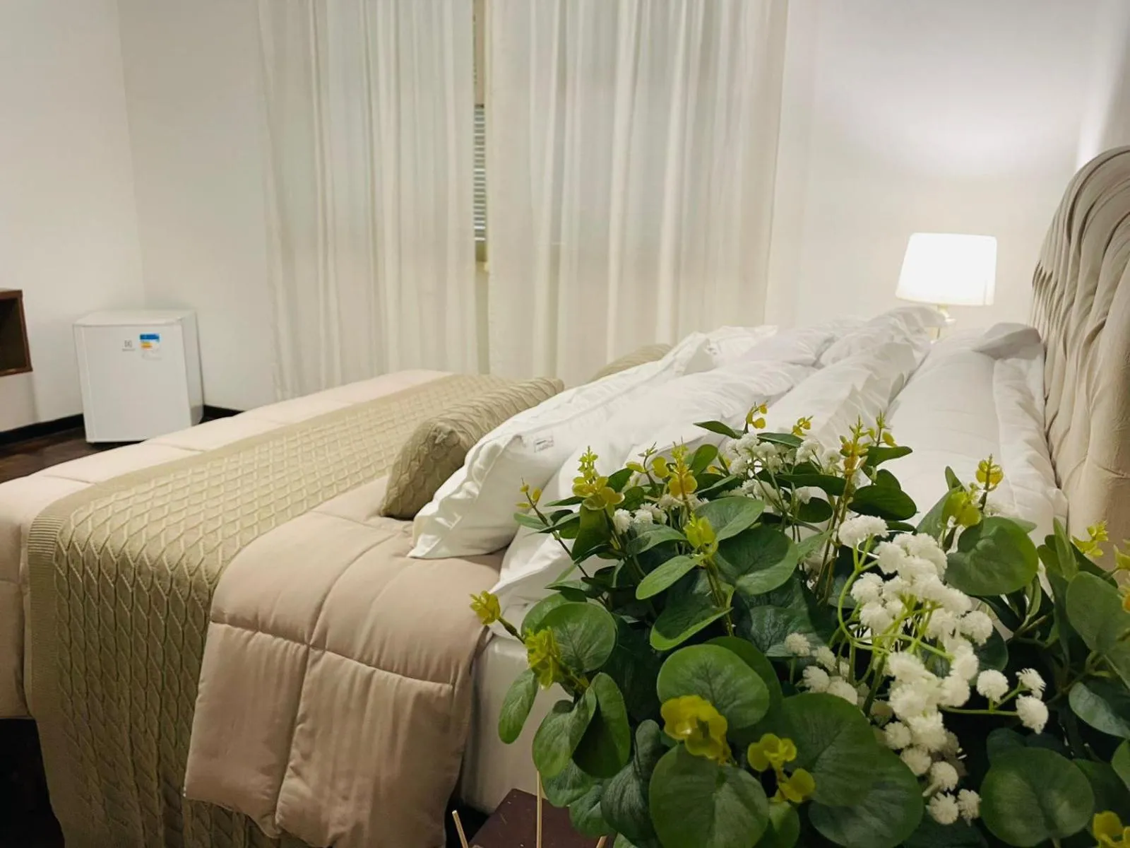 Bed in Hotel Pousada La Vierro