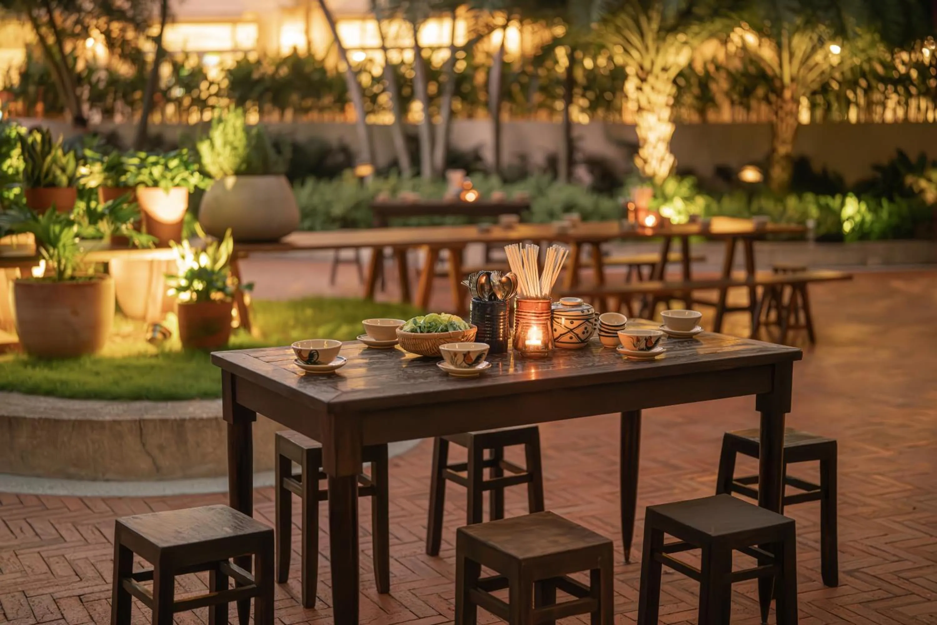 Garden in New World Saigon Hotel