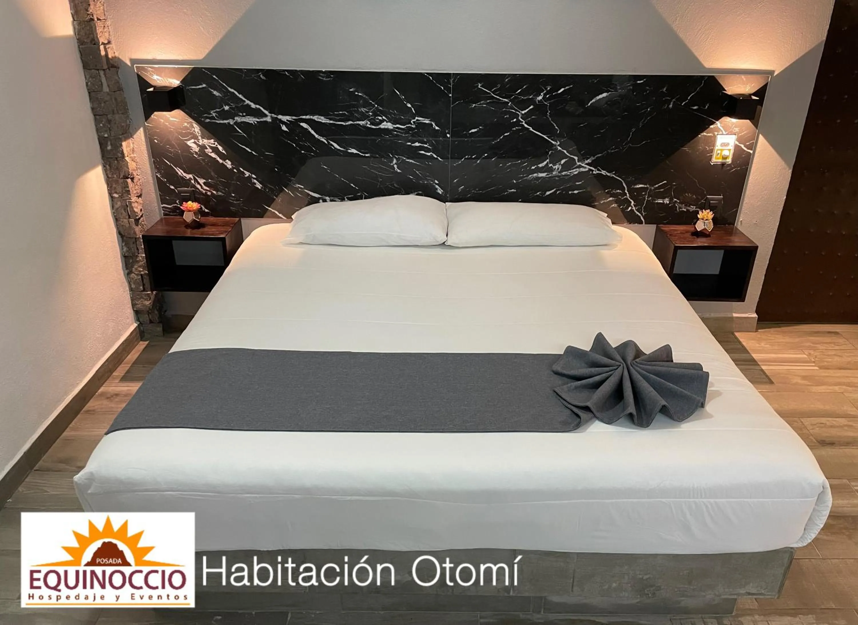 Bed in Posada Equinoccio