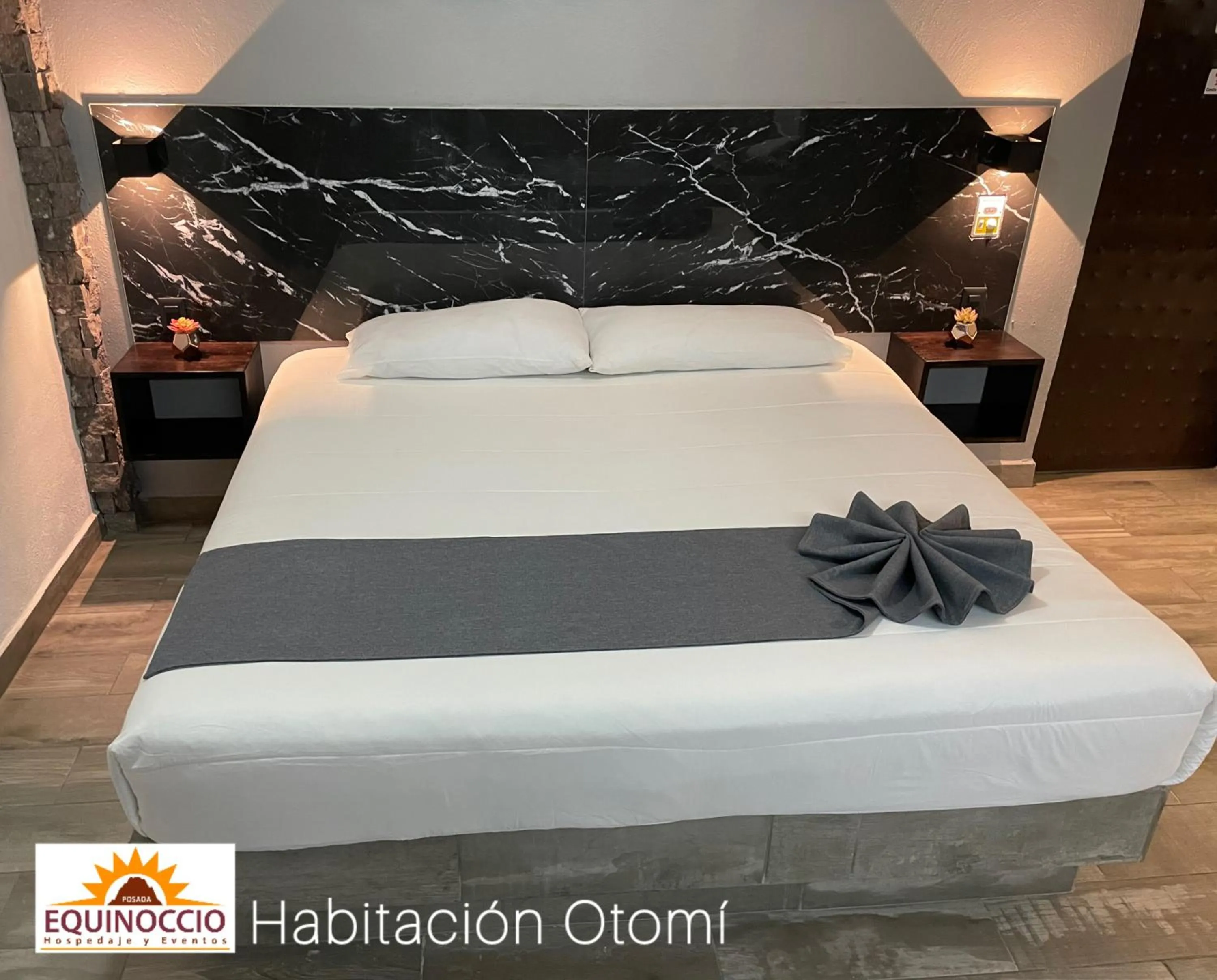 Bed in Posada Equinoccio