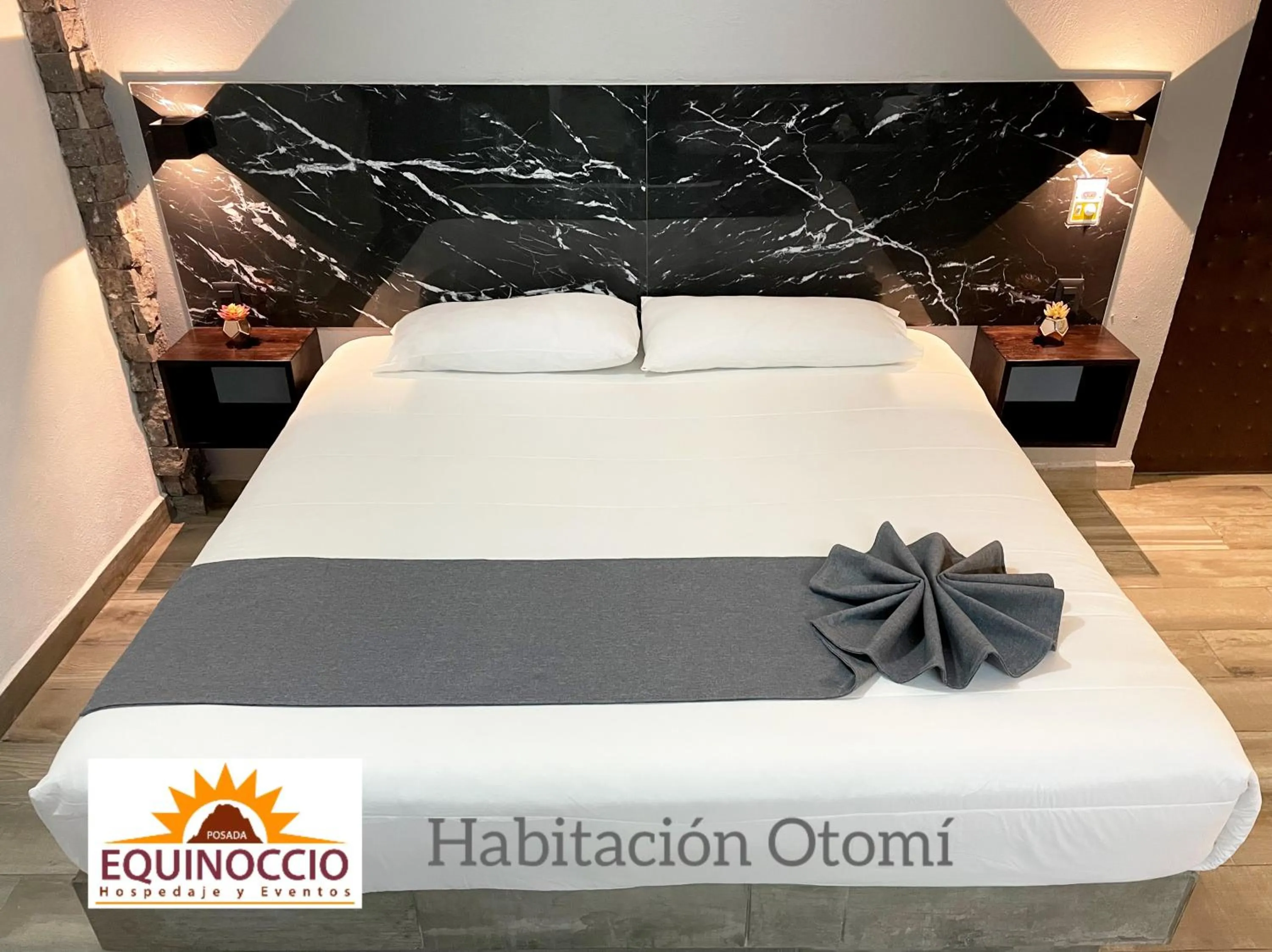 Bed in Posada Equinoccio