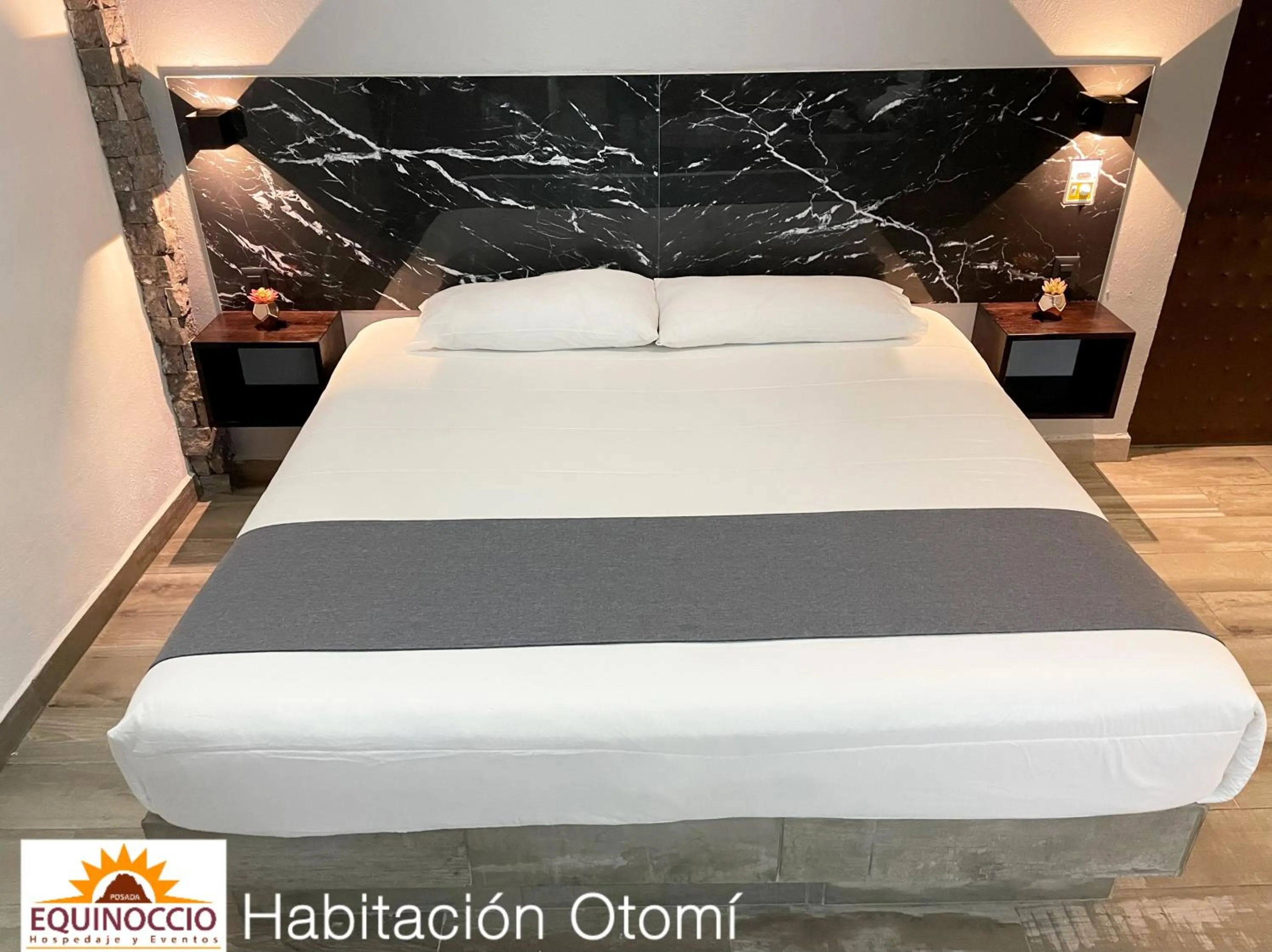 Bed in Posada Equinoccio