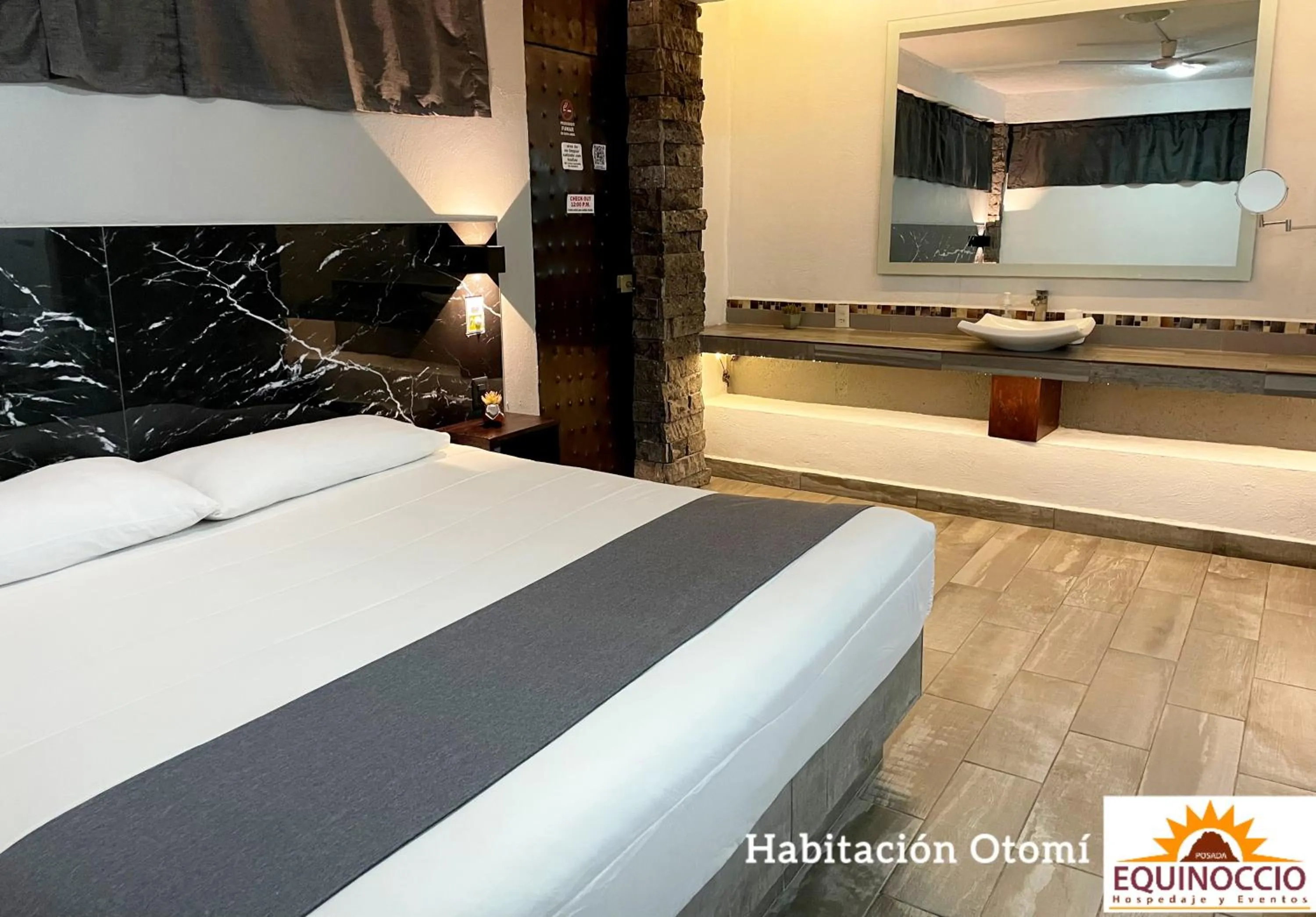 Bed in Posada Equinoccio