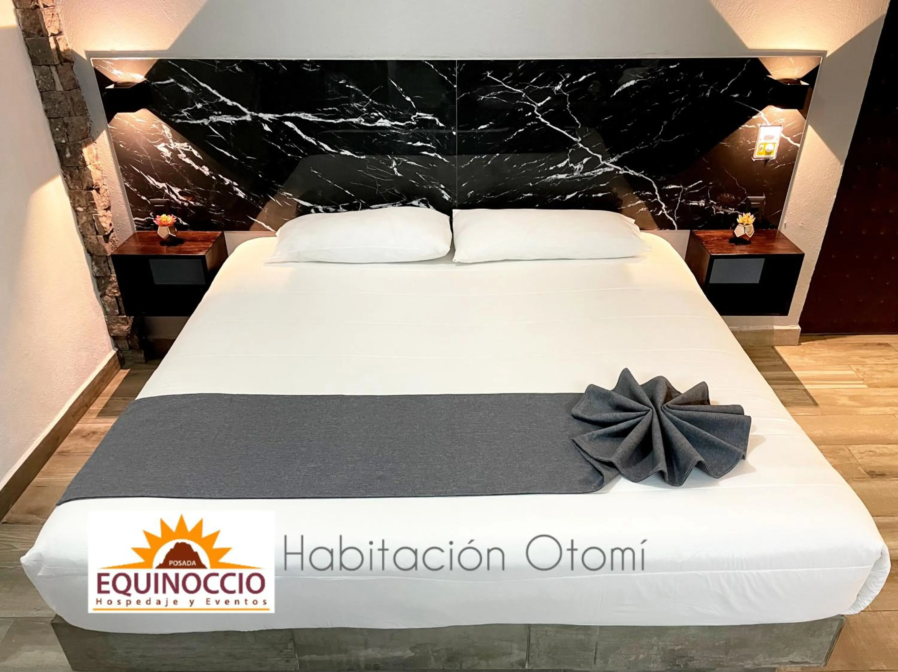 Bed in Posada Equinoccio