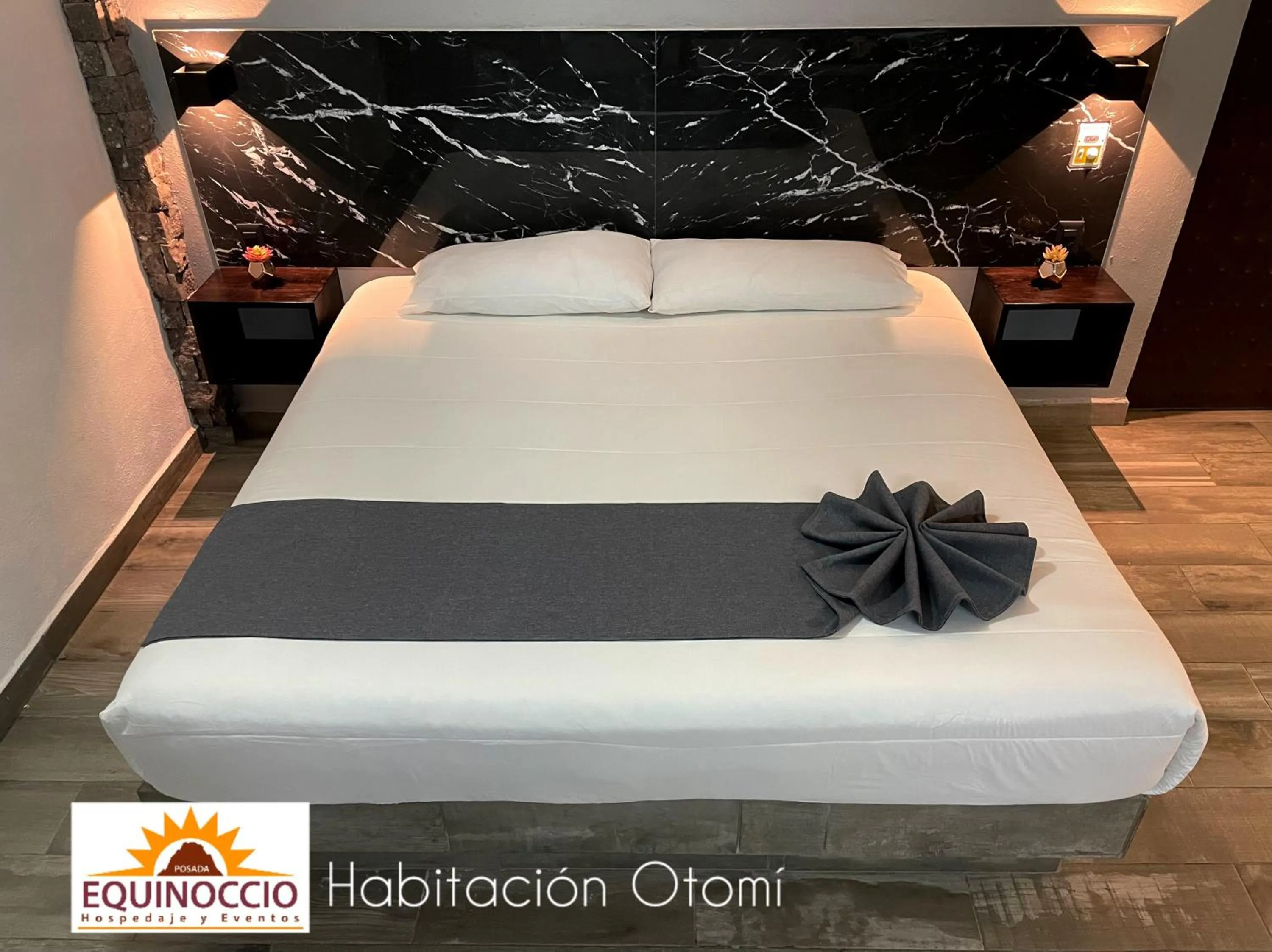 Bed in Posada Equinoccio