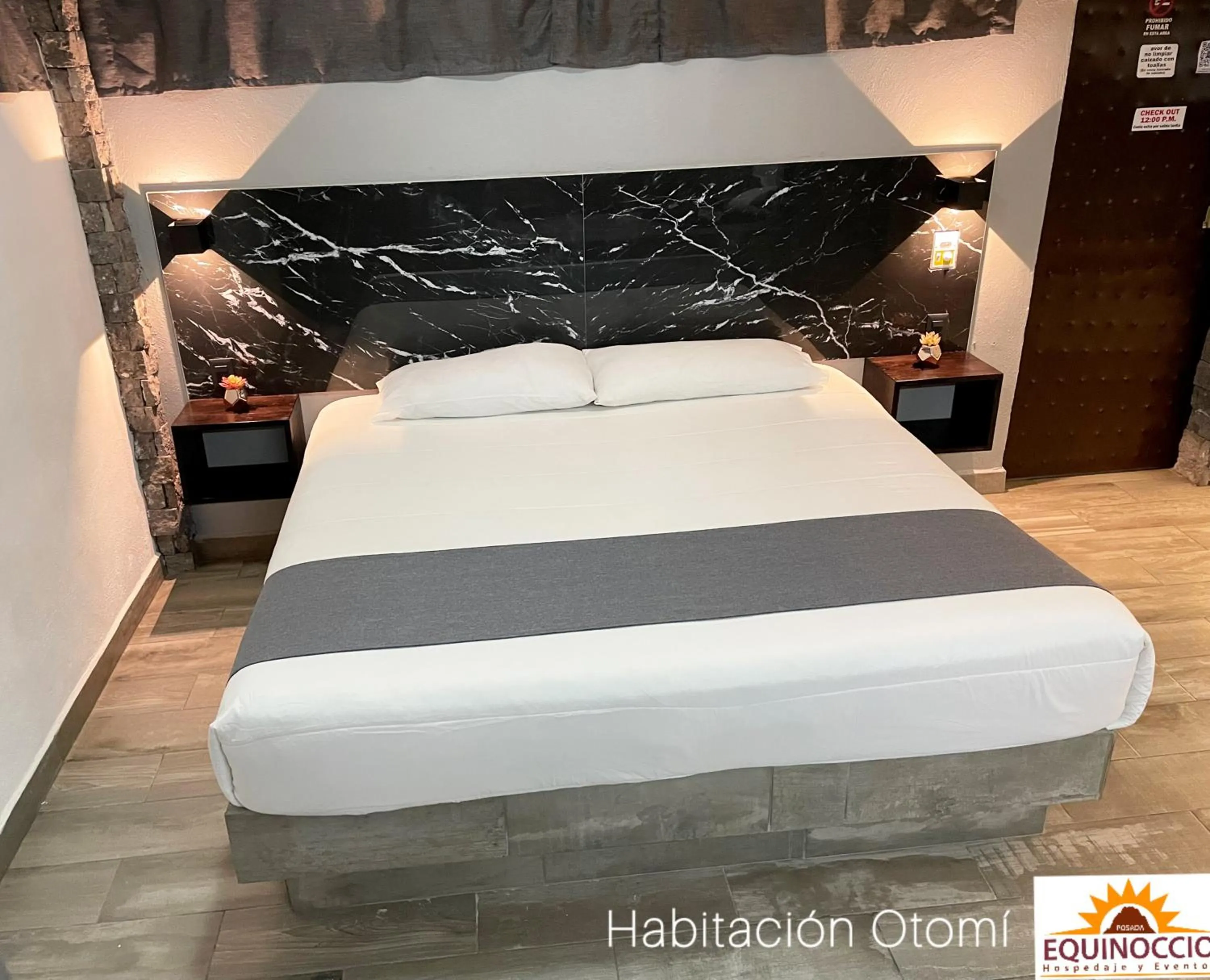 Bed in Posada Equinoccio