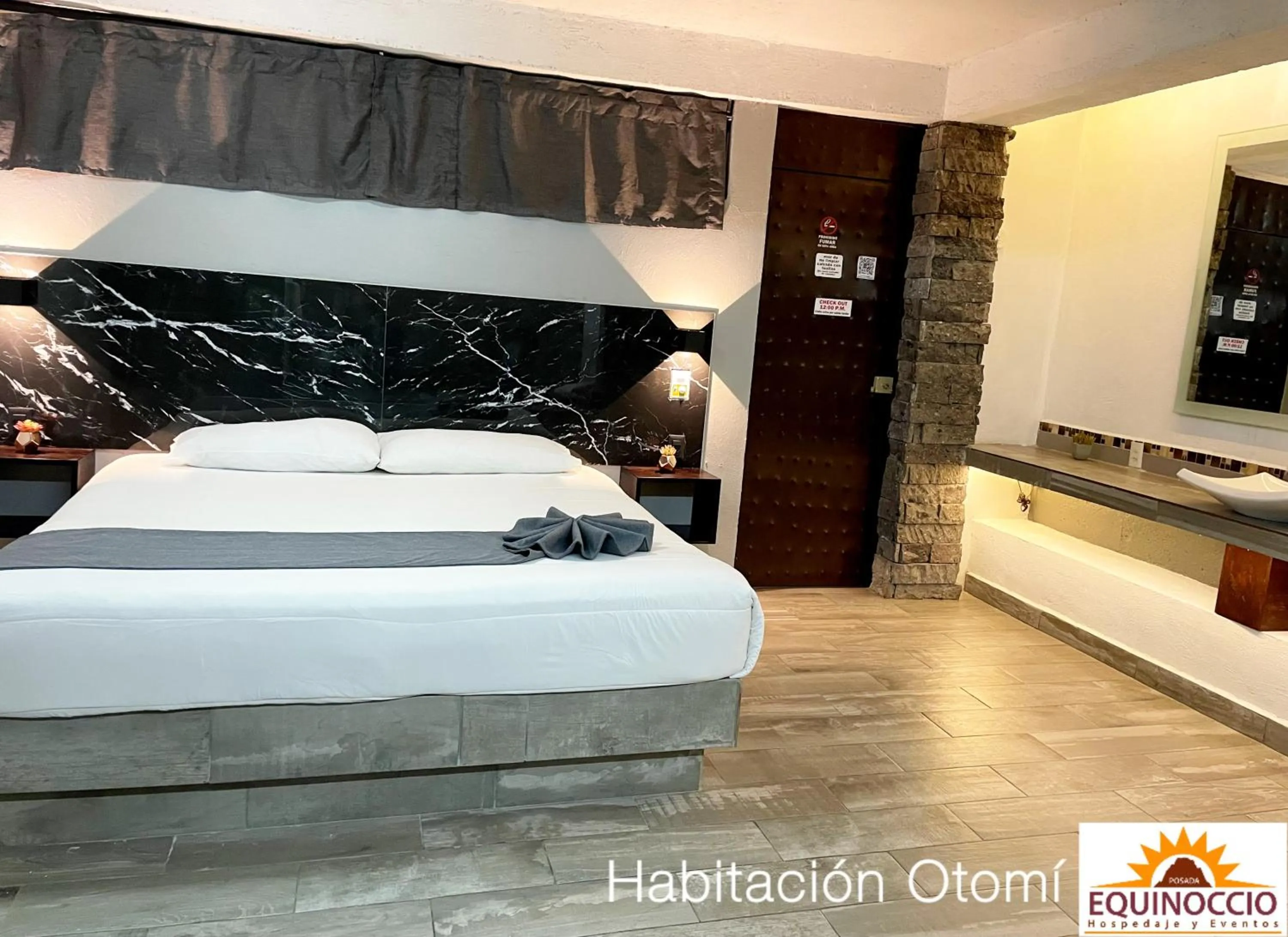 Bed in Posada Equinoccio