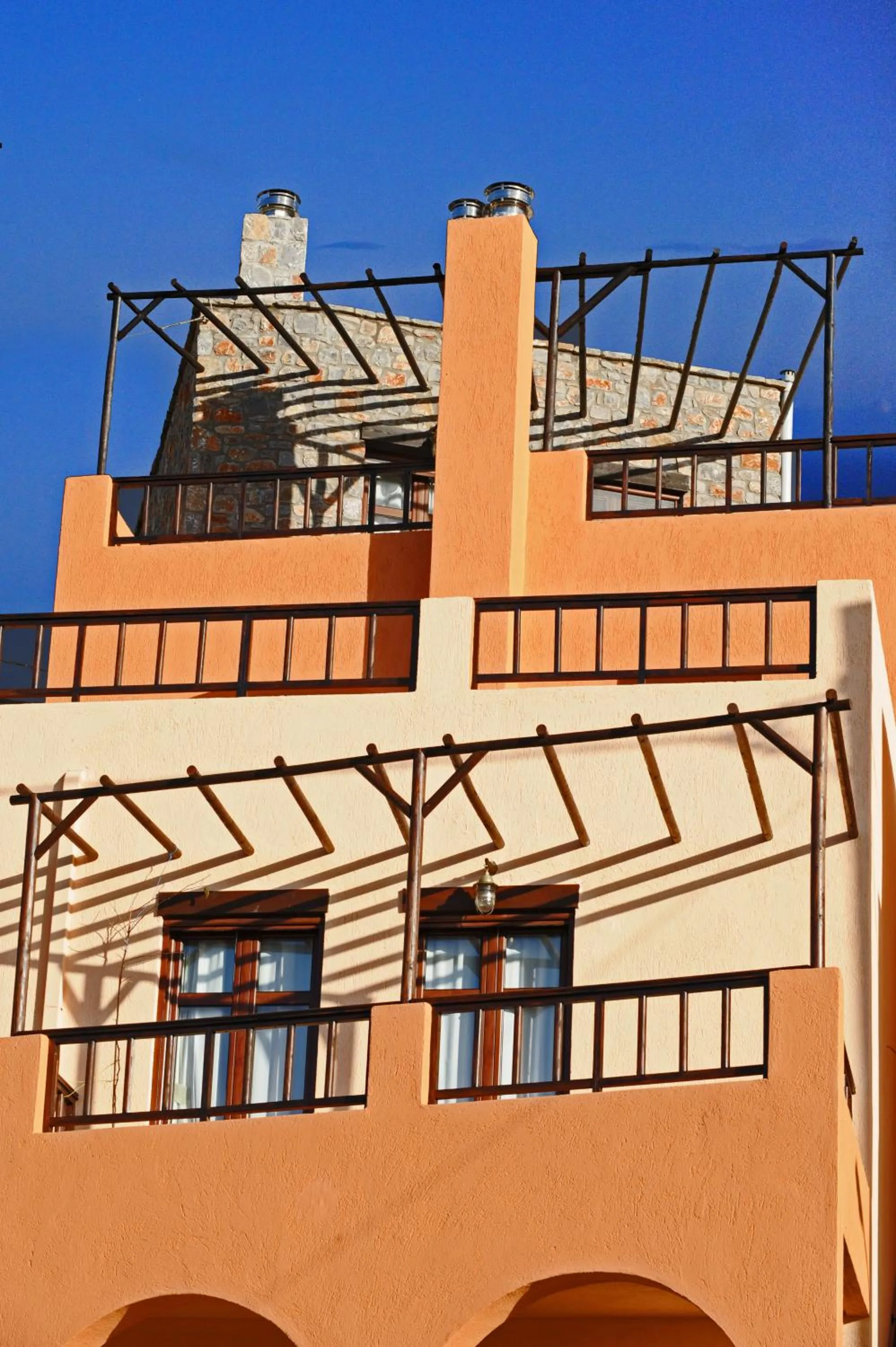 Bird's eye view in Mala Villa