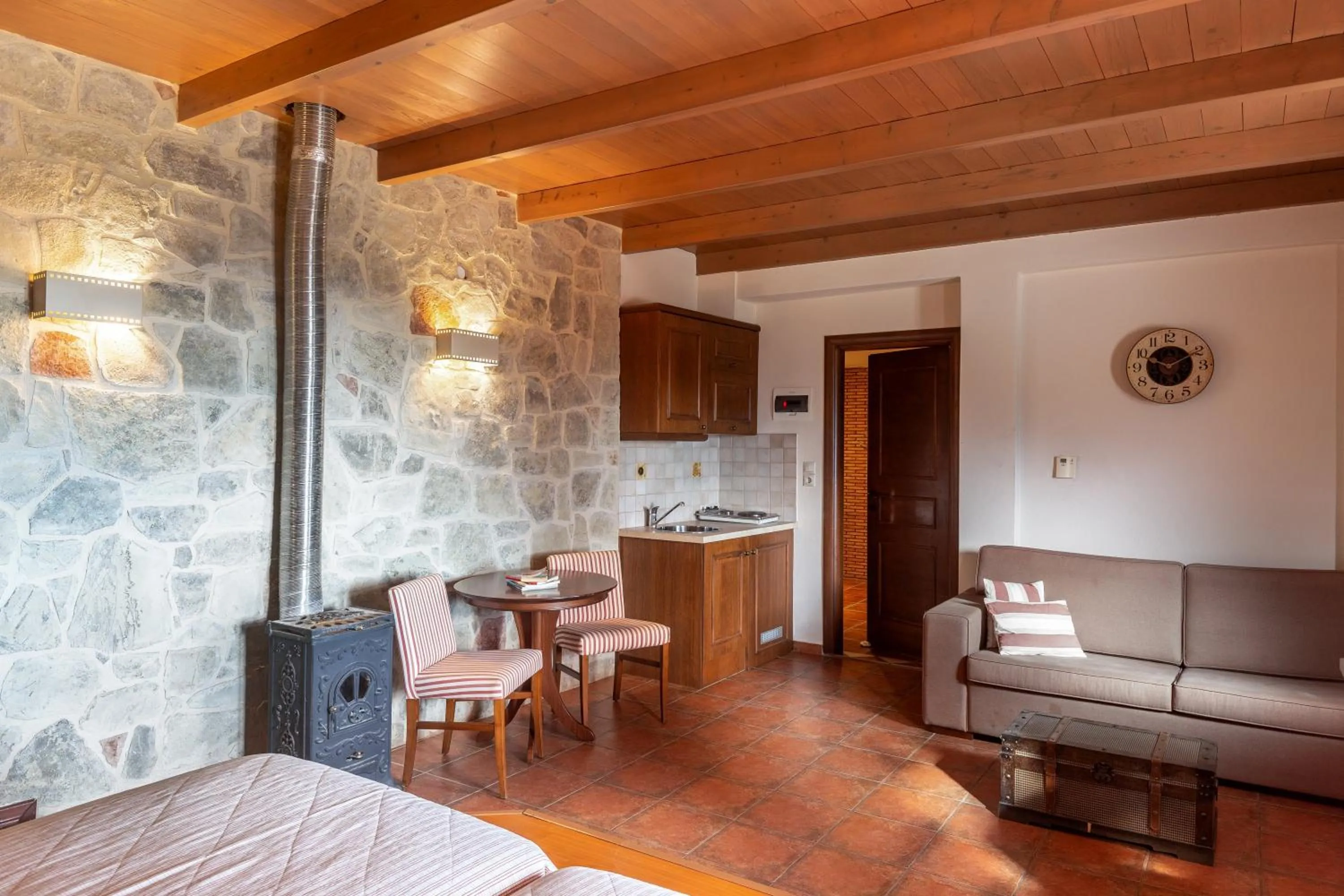 Living room, Bed in Mala Villa