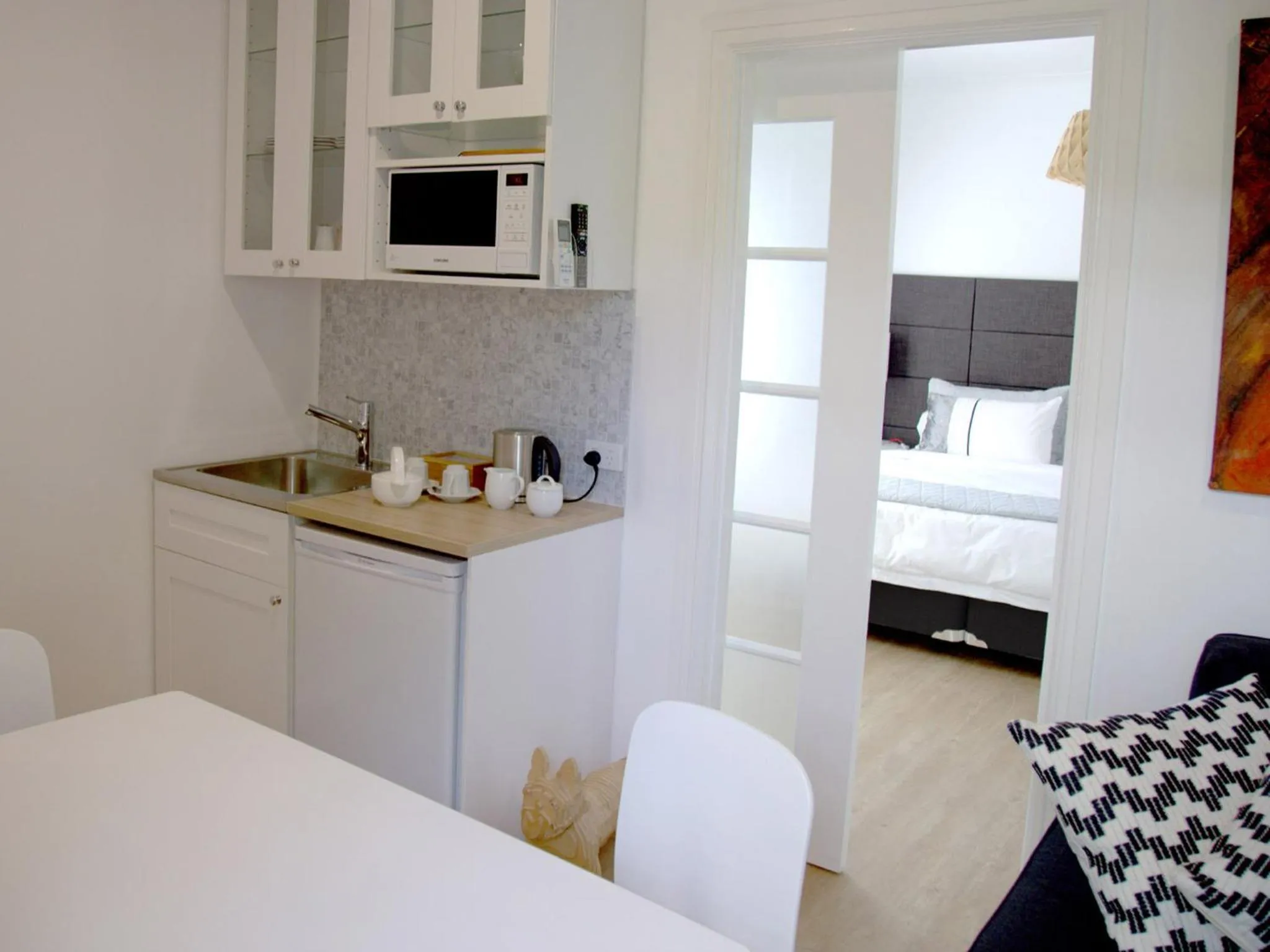 Coffee/tea facilities, Bed in Haven on the Park