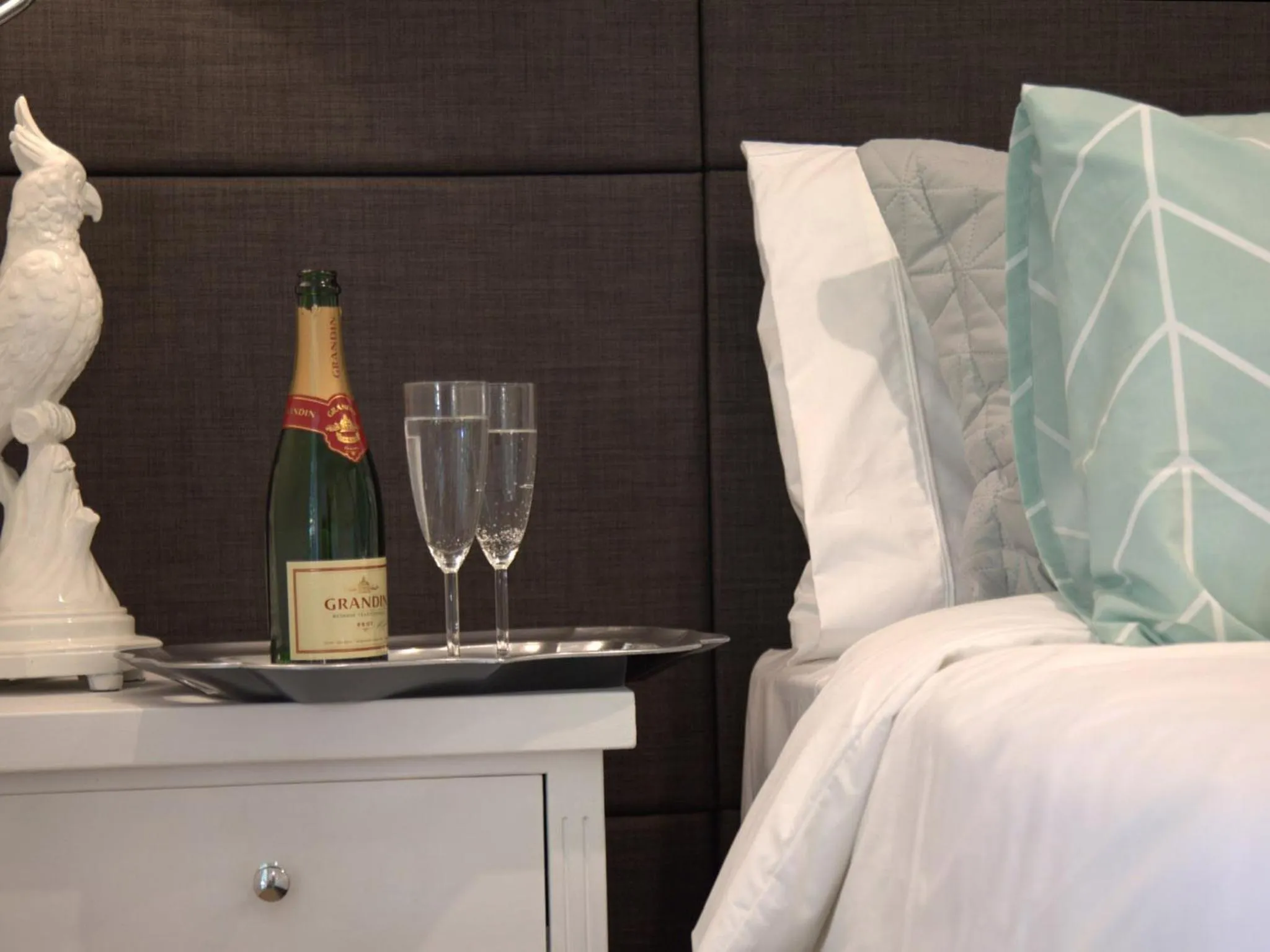 Decorative detail, Bed in Haven on the Park