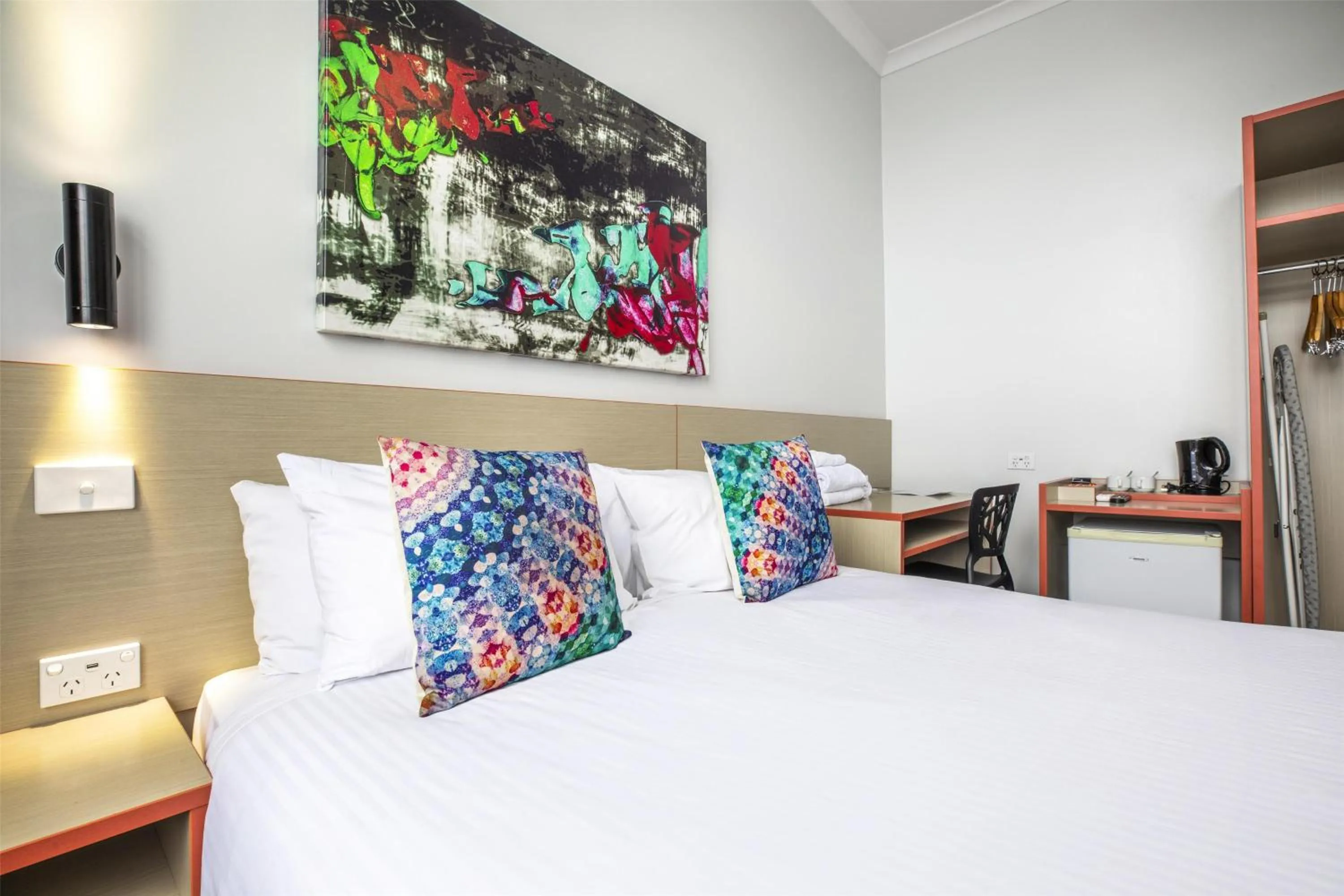 Bedroom, Bed in Nightcap at Ashley Hotel