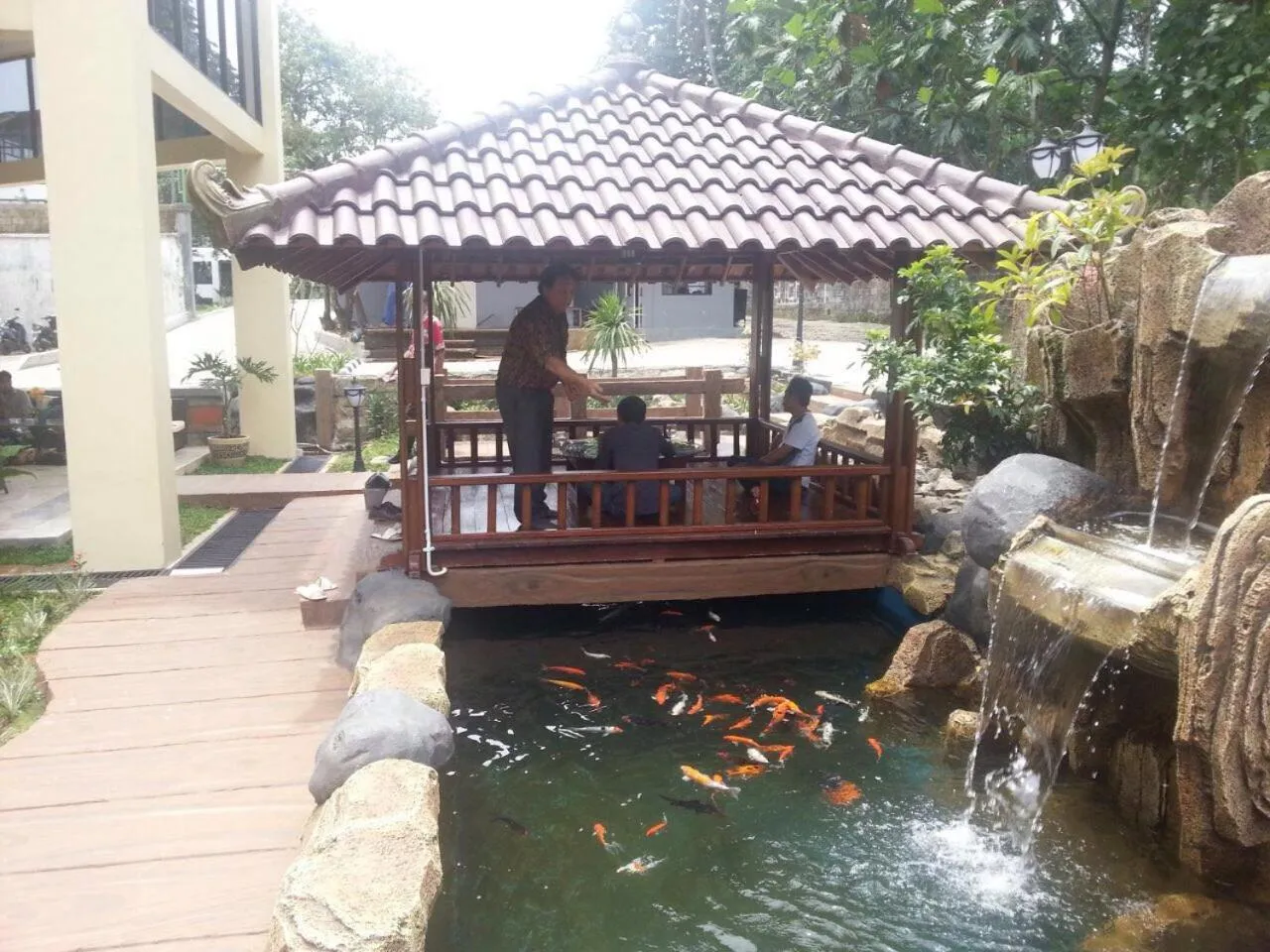 Patio in Gerbera hotel