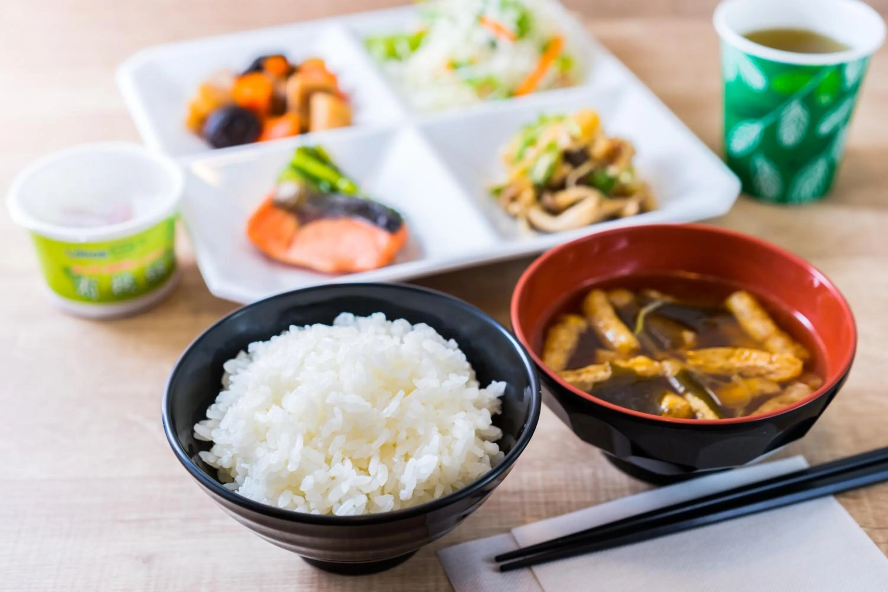 Buffet breakfast in SUPERHOTEL Matsumoto Oshiroguchi