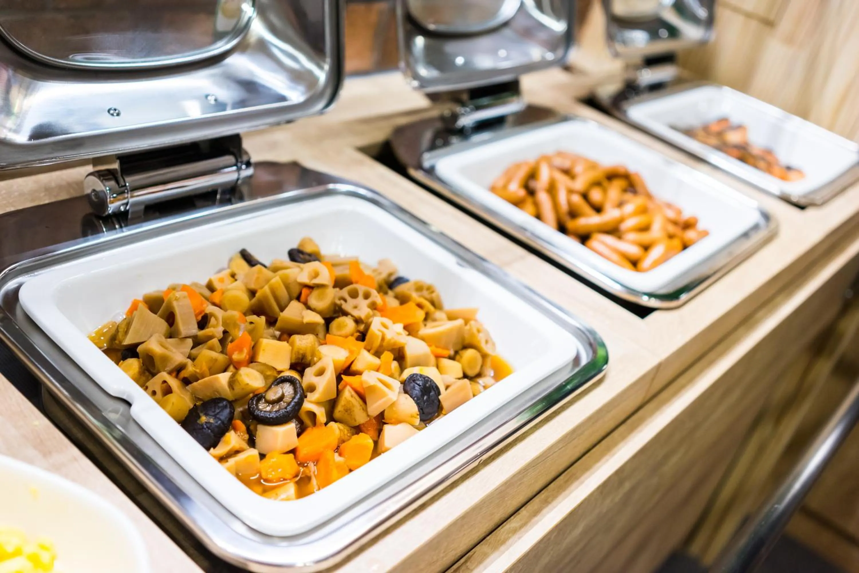 Buffet breakfast in SUPERHOTEL Matsumoto Oshiroguchi