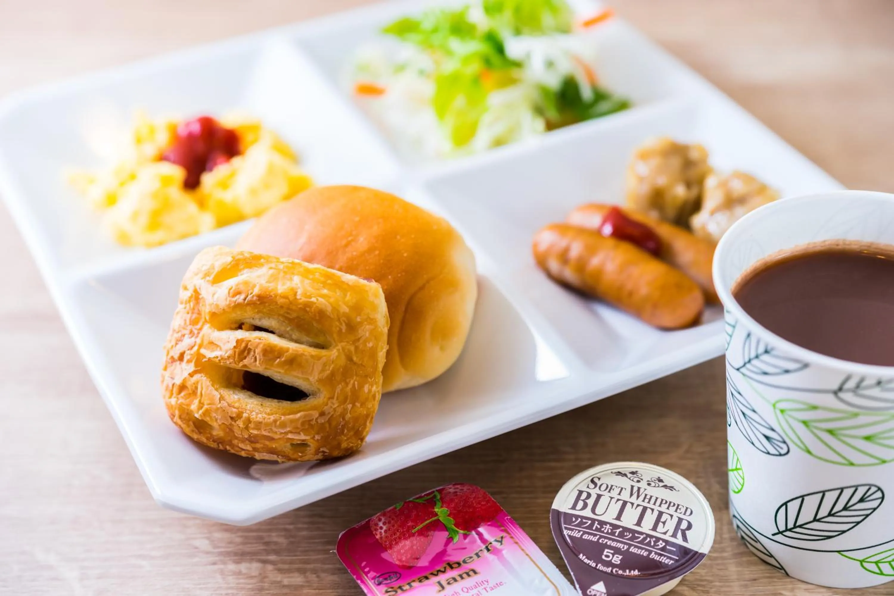 Buffet breakfast in SUPERHOTEL Matsumoto Oshiroguchi