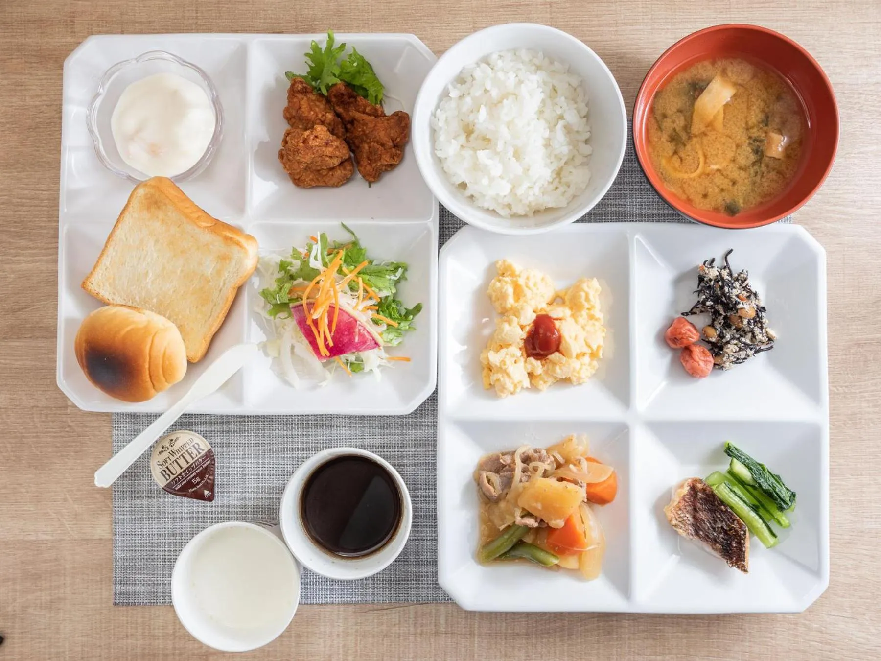 Breakfast in SUPERHOTEL Matsumoto Oshiroguchi