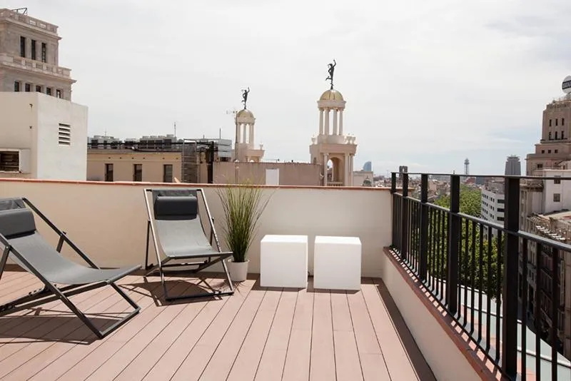 Balcony/Terrace in Rent Top Apartments Rambla Catalunya