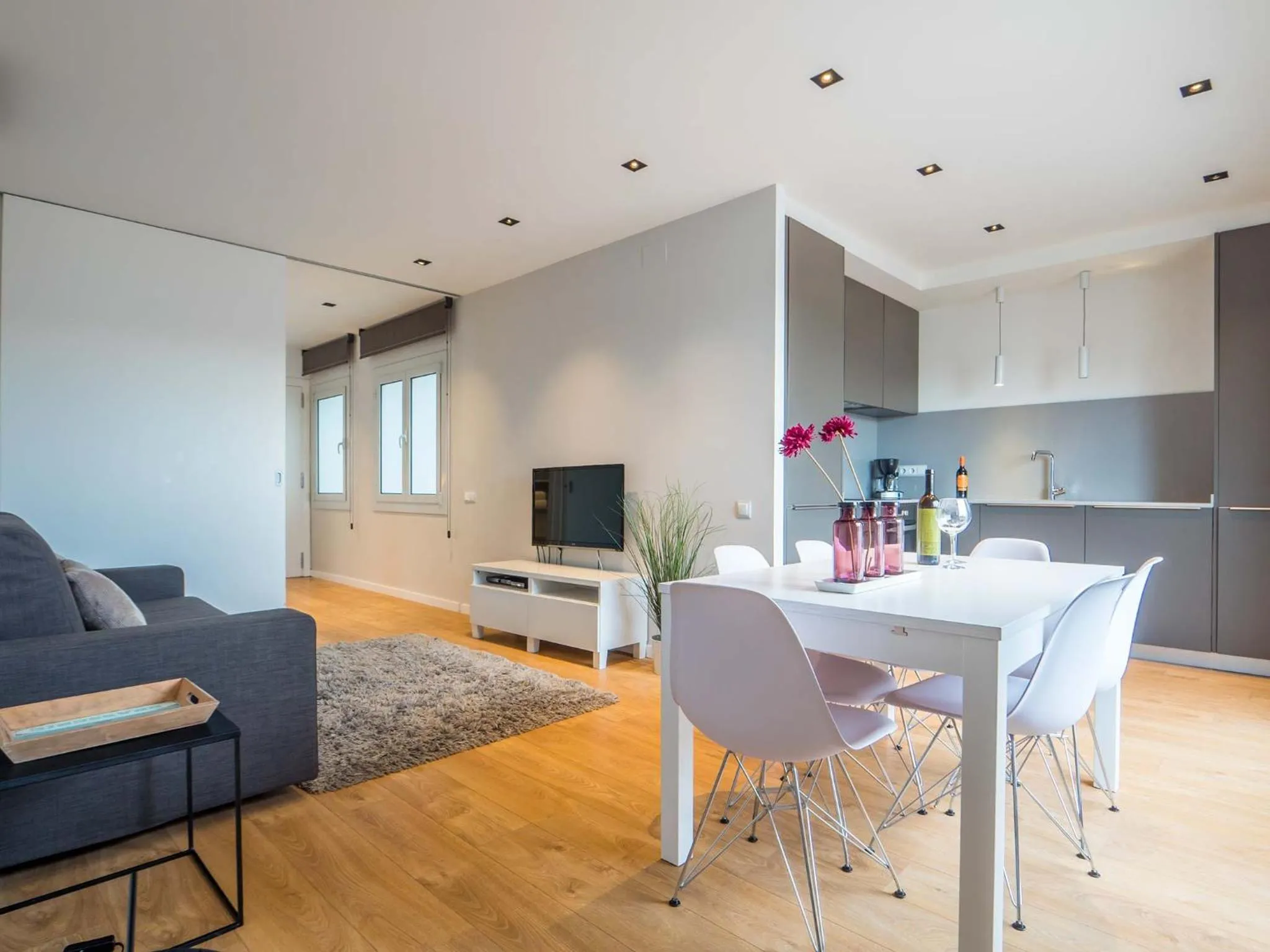 Kitchen or kitchenette in Rent Top Apartments Rambla Catalunya