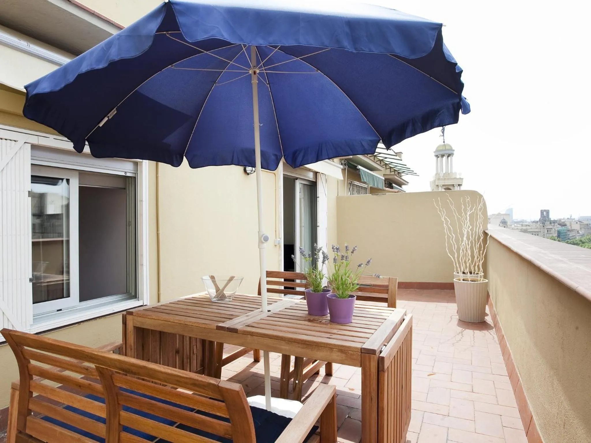 Balcony/Terrace in Rent Top Apartments Rambla Catalunya