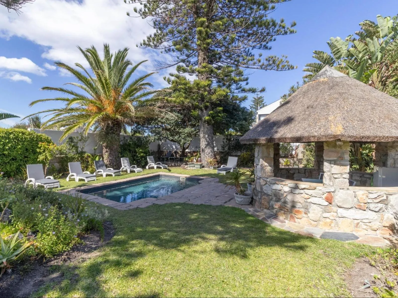 Pool view in House on Westcliff