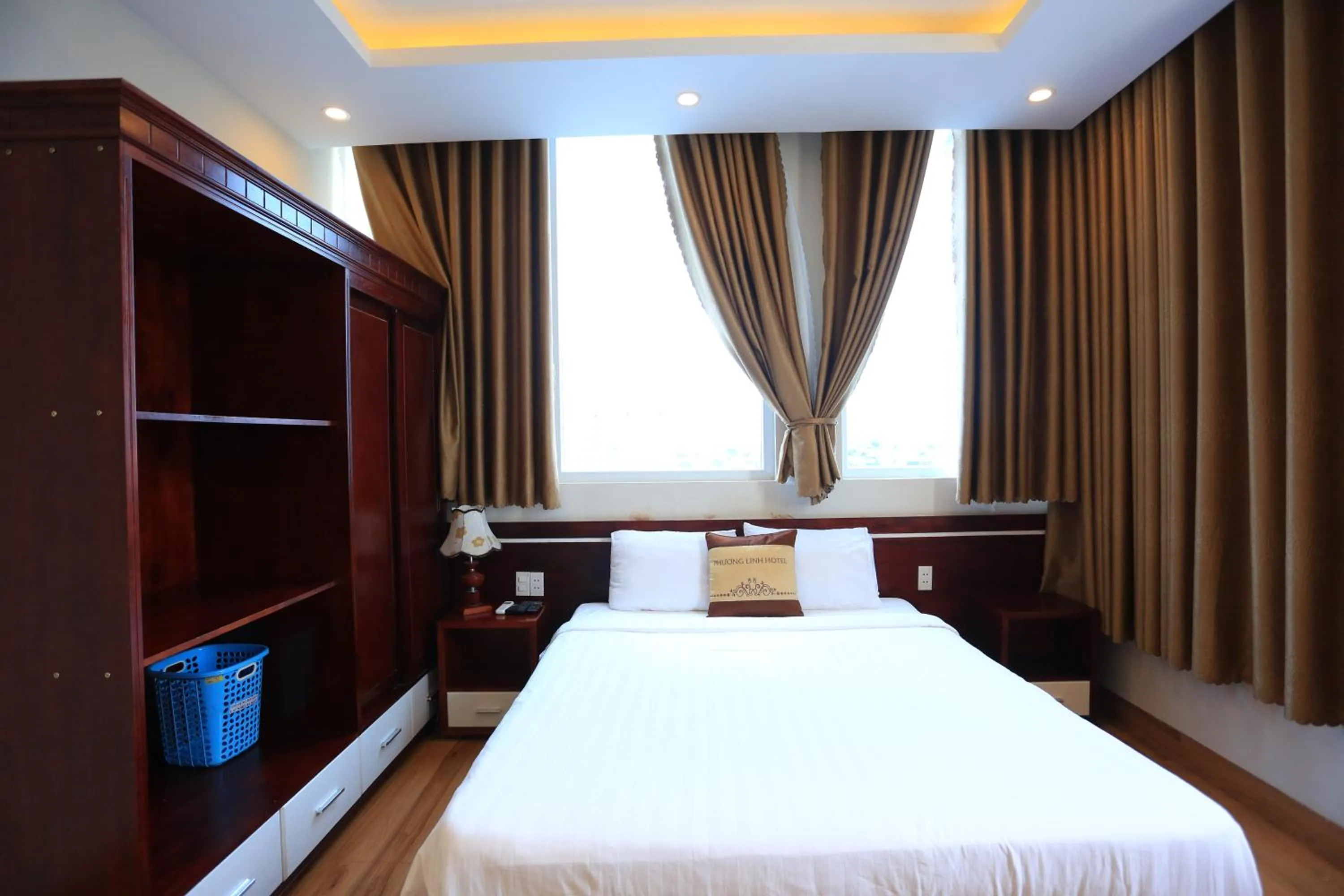 Bed in Phuong Linh Hotel